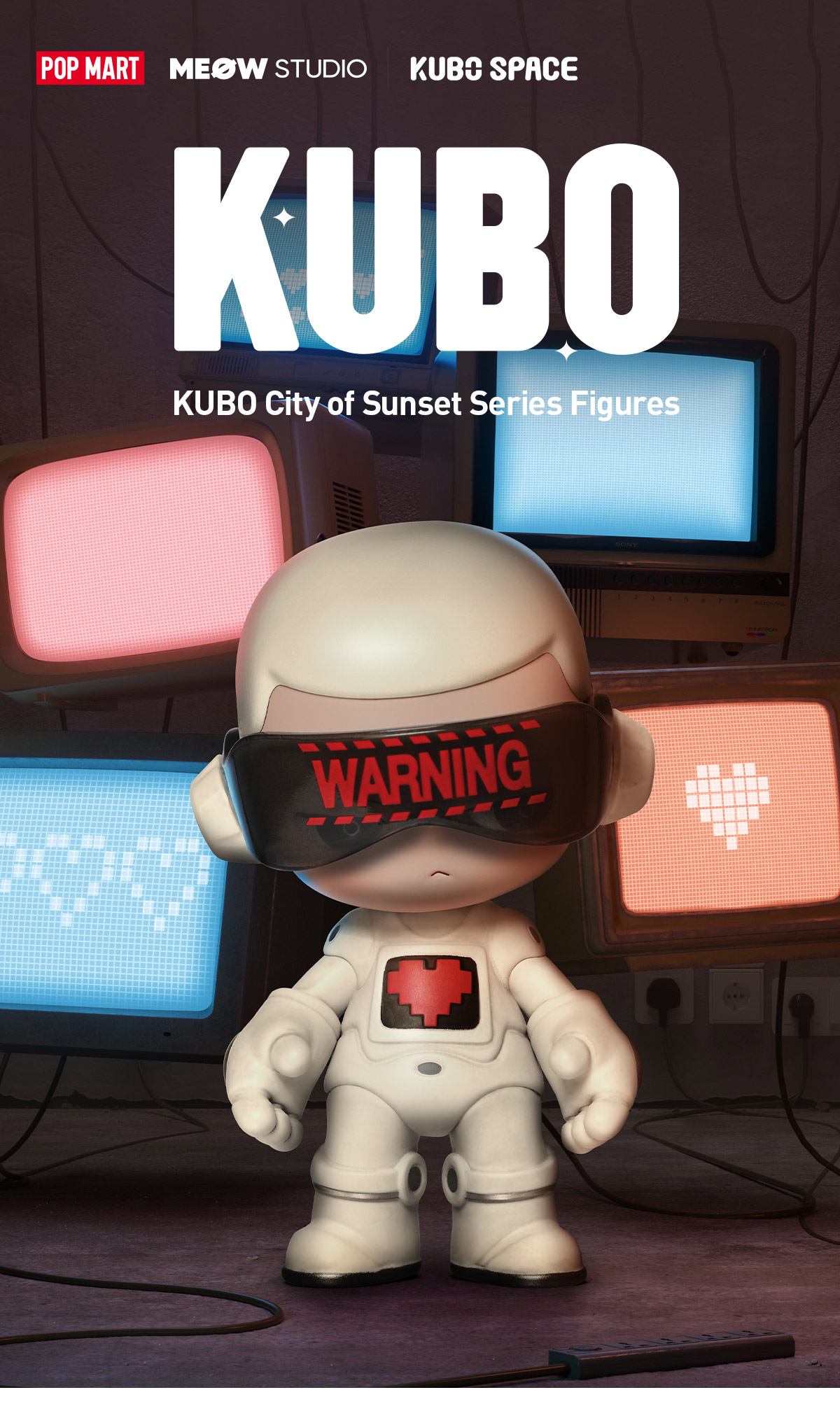 邦楽 MIRACLE CANTA POP NOW:KUBO City of Sunset Series Figures - POP MART