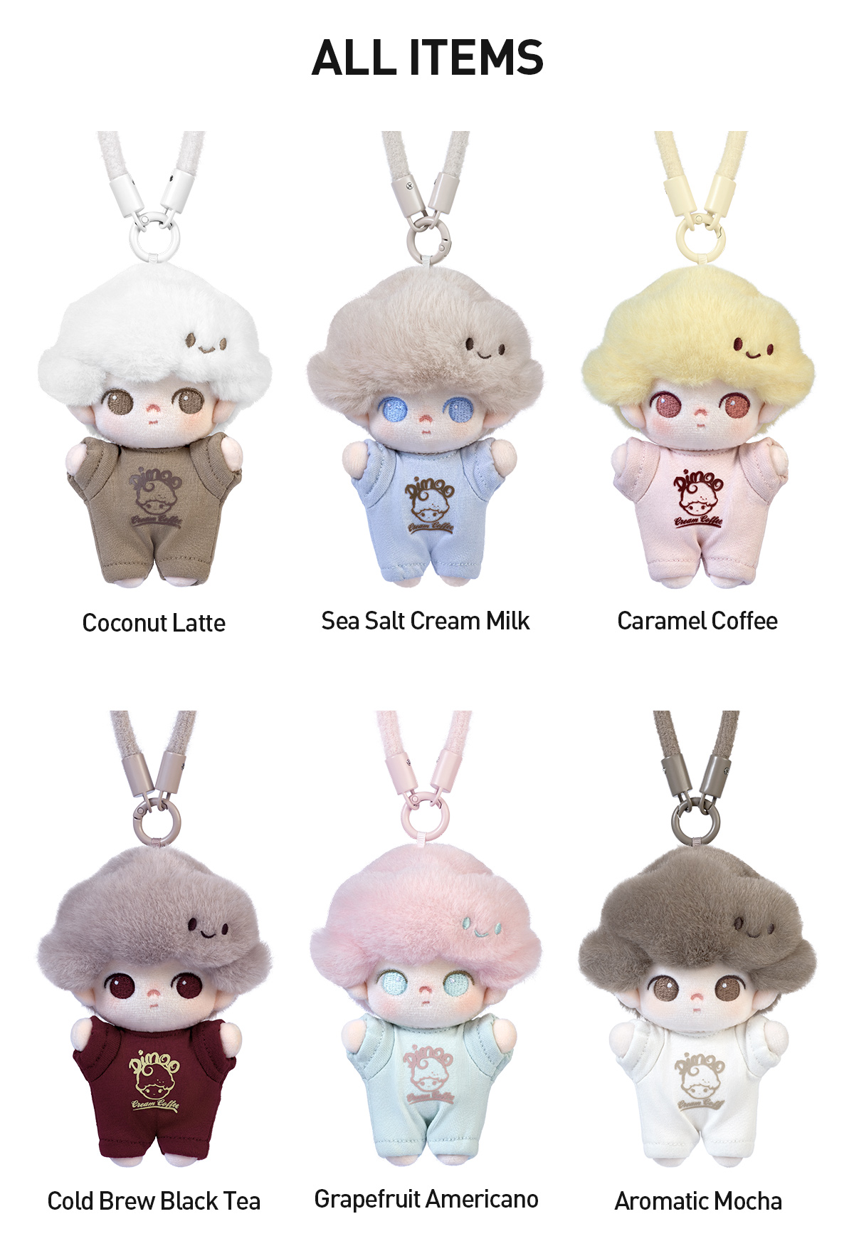 POP NOW:DIMOO Crush on Coffee Series-Soft-faced Plush