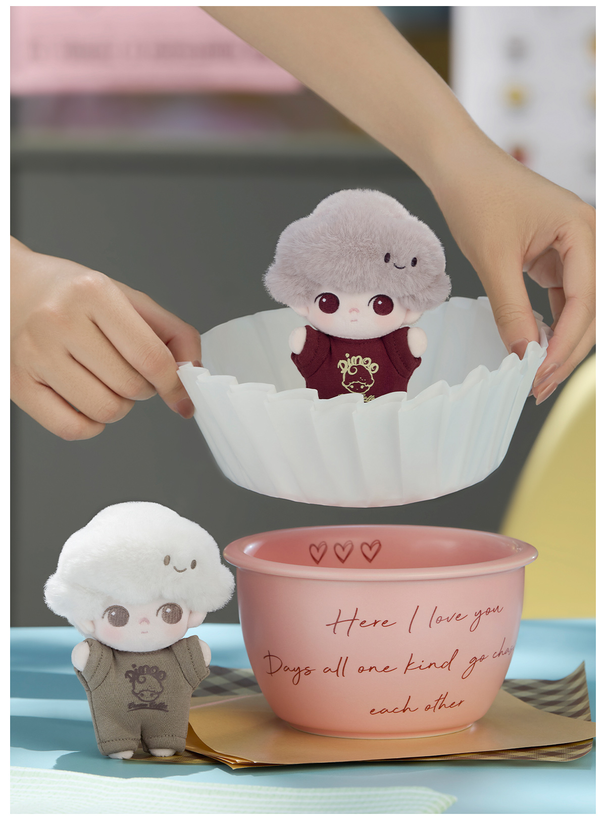 POP MART DIMOO Crush on Coffee アソートボックス POP NOW:DIMOO Crush on Coffee Series-Soft-faced Plush
