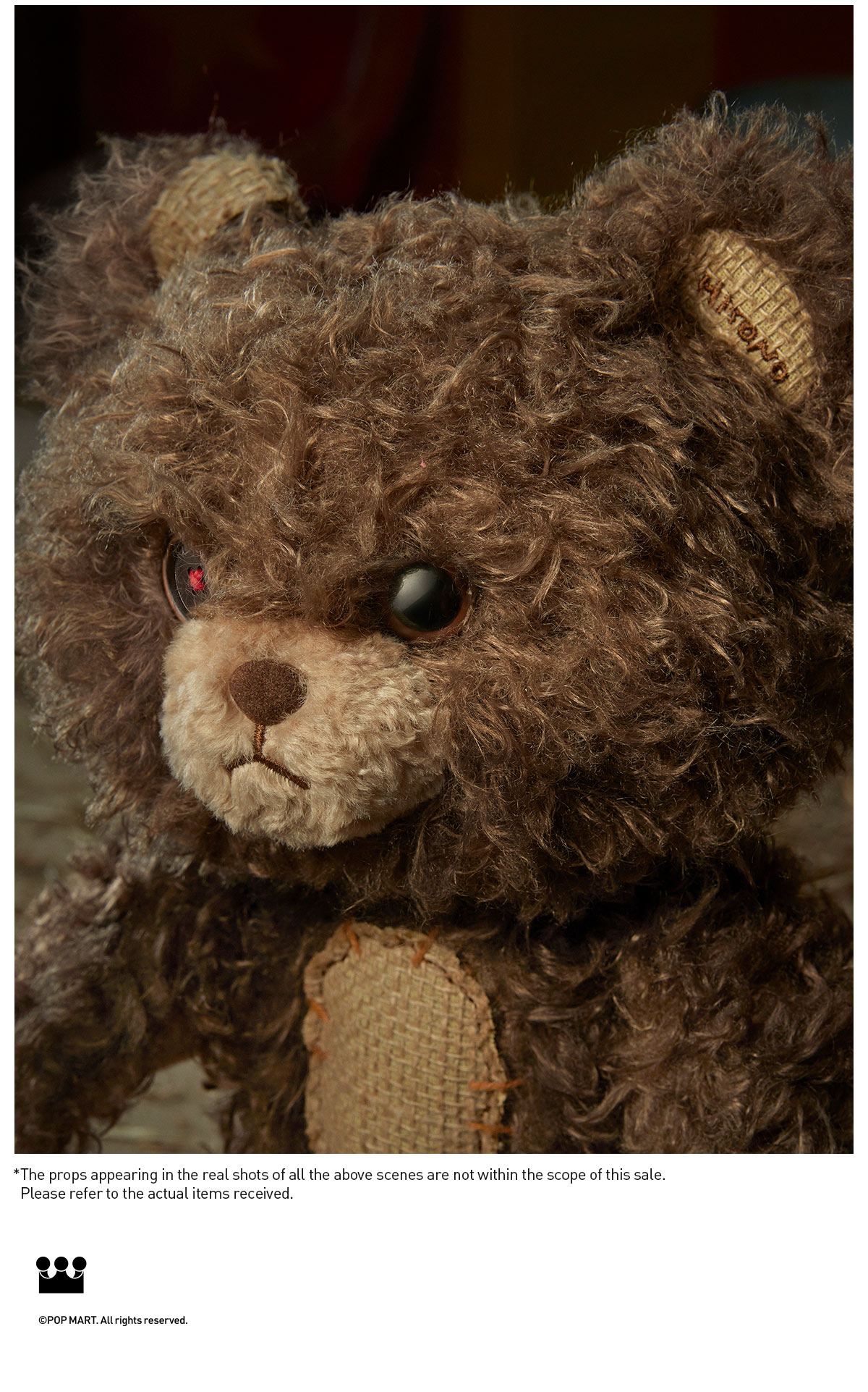 Hirono BEAR ぬいぐるみ Hirono Bear Vinyl Plush Doll - POP MART (United States)