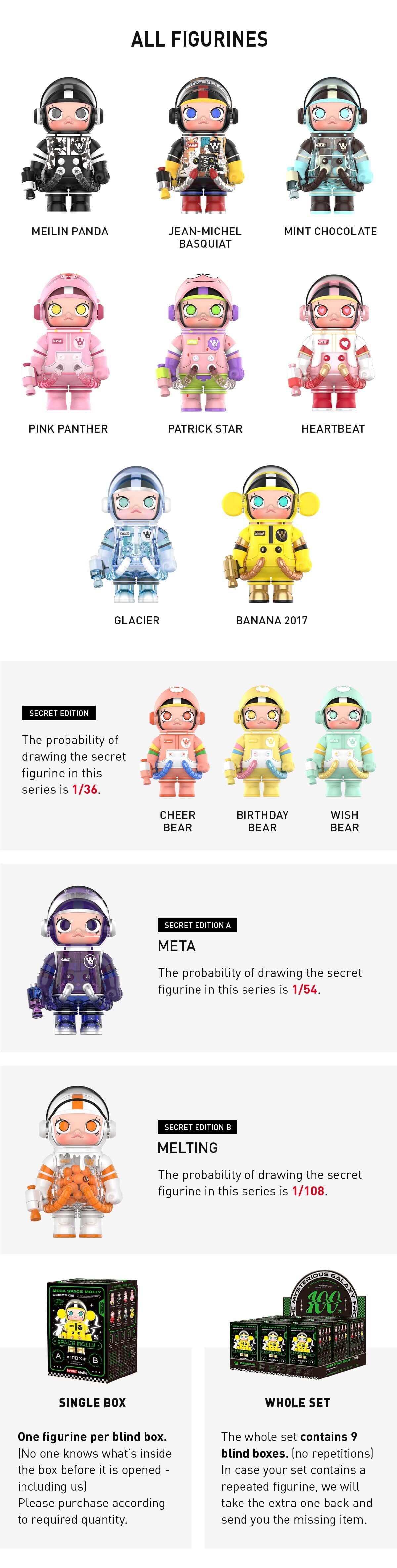POP NOW:MEGA SPACE MOLLY 100% Series 2-B - POP MART (United