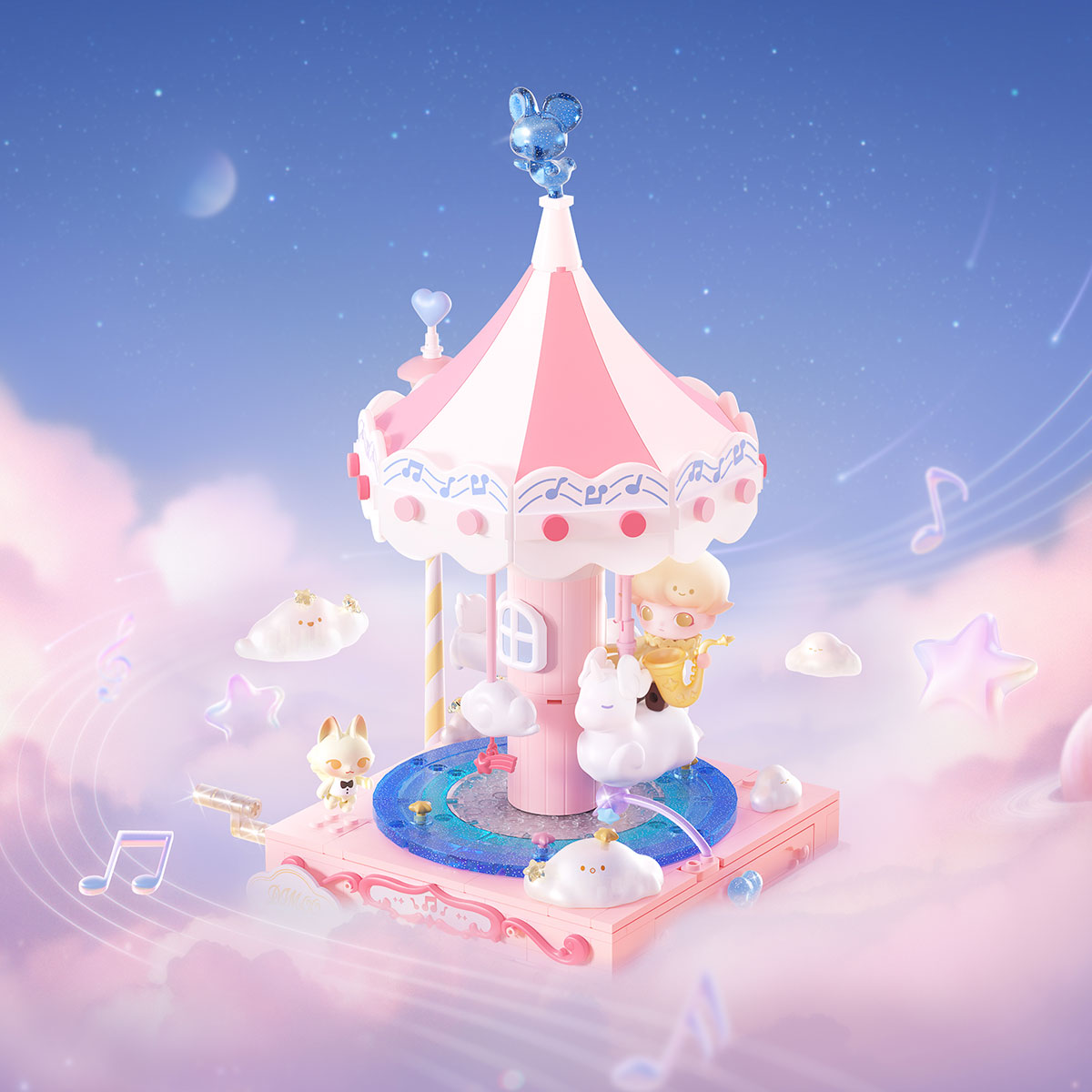 DIMOO Dream Melody シリーズブロックフィ ギュア Dream DIMOO Dream Melody シリーズブロックフィギュア - POP MART