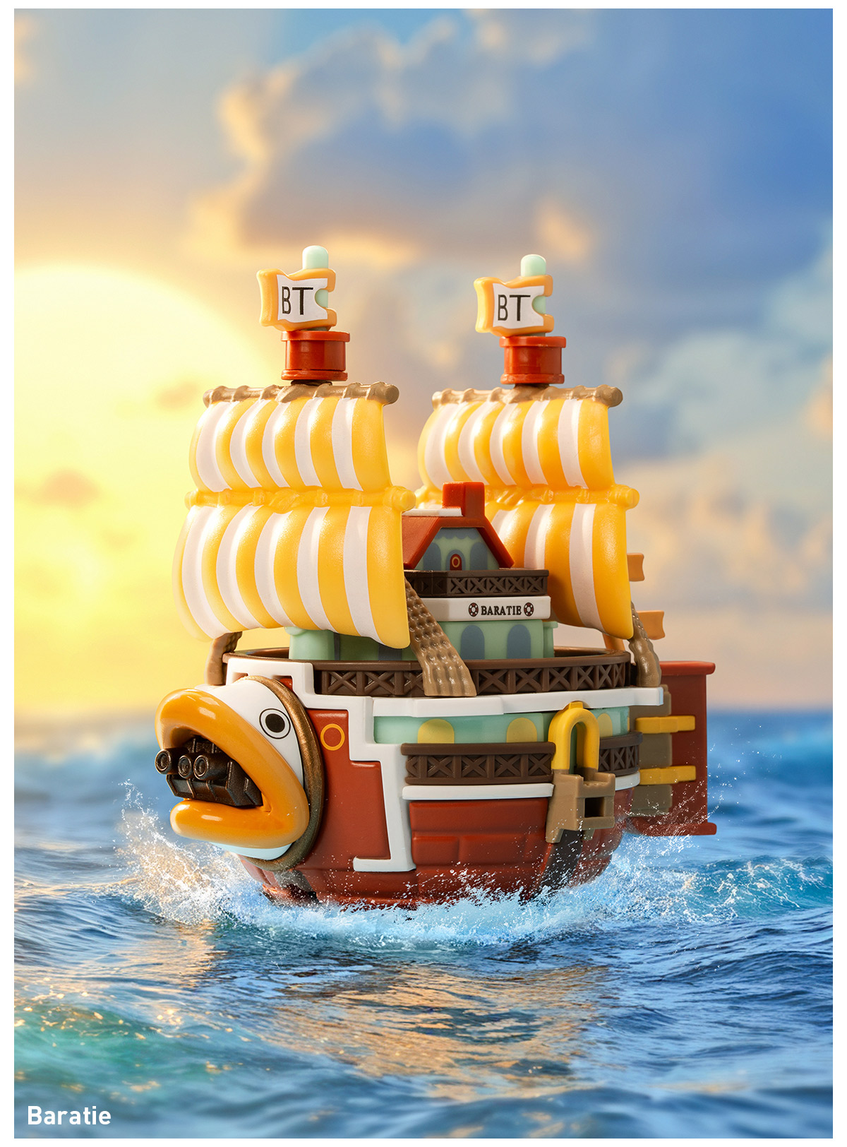 正規品POP MART ONE PIECE THE GRAND LINE 12入 POP MART One Piece The Grand Line Series Vehicles Blind Box