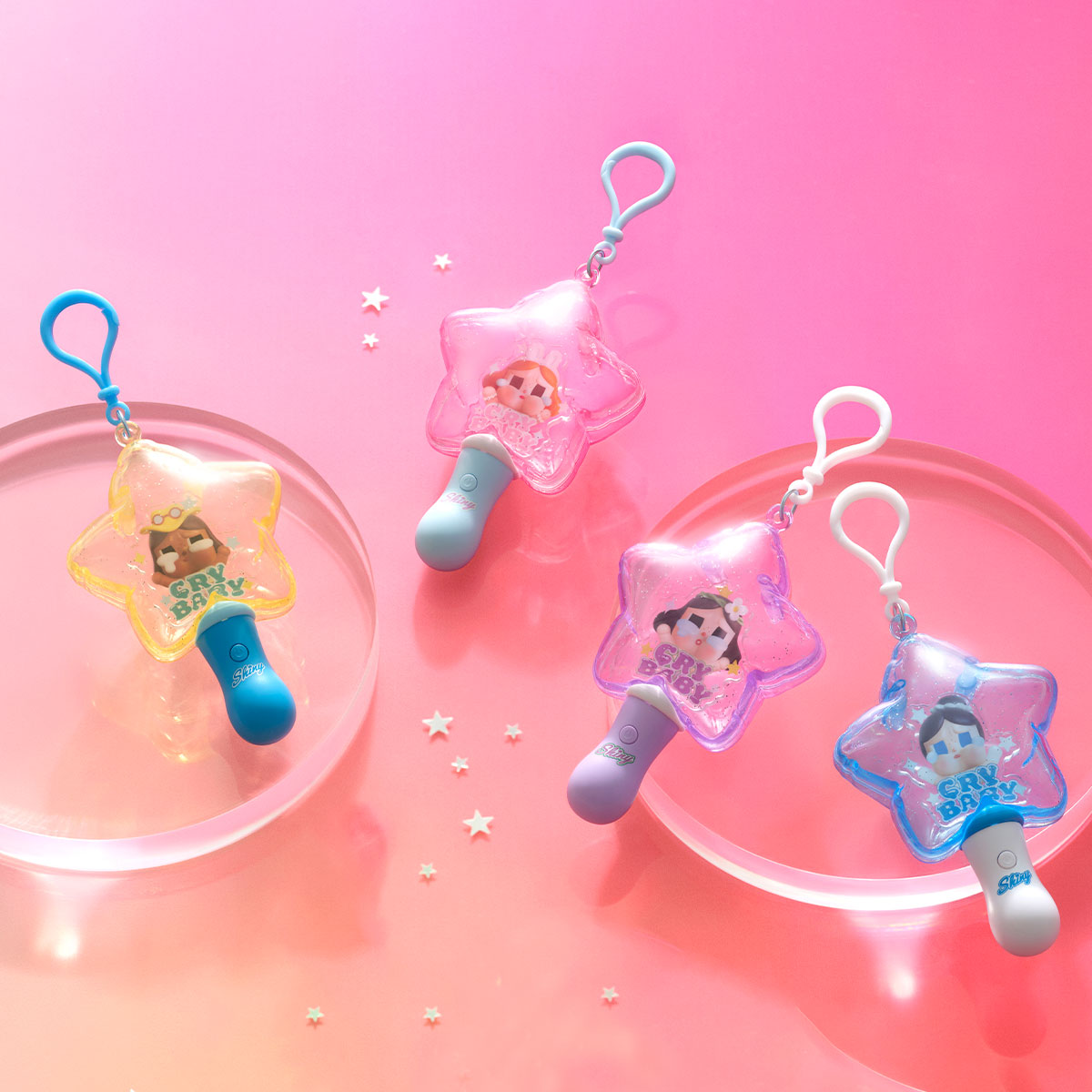 POP MART　CRYBABY SHINYルミナスペンダント　2個 POP NOW:CRYBABY SHINY SHINY Series-Luminous Pendant Blind