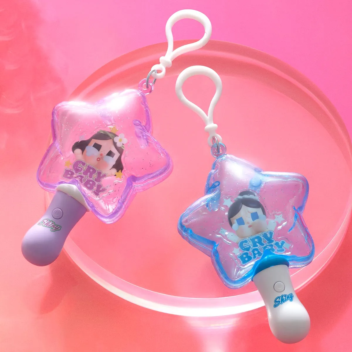 CRYBABY SHINY SHINY Series-Luminous Pendant Blind Box - POP MART 