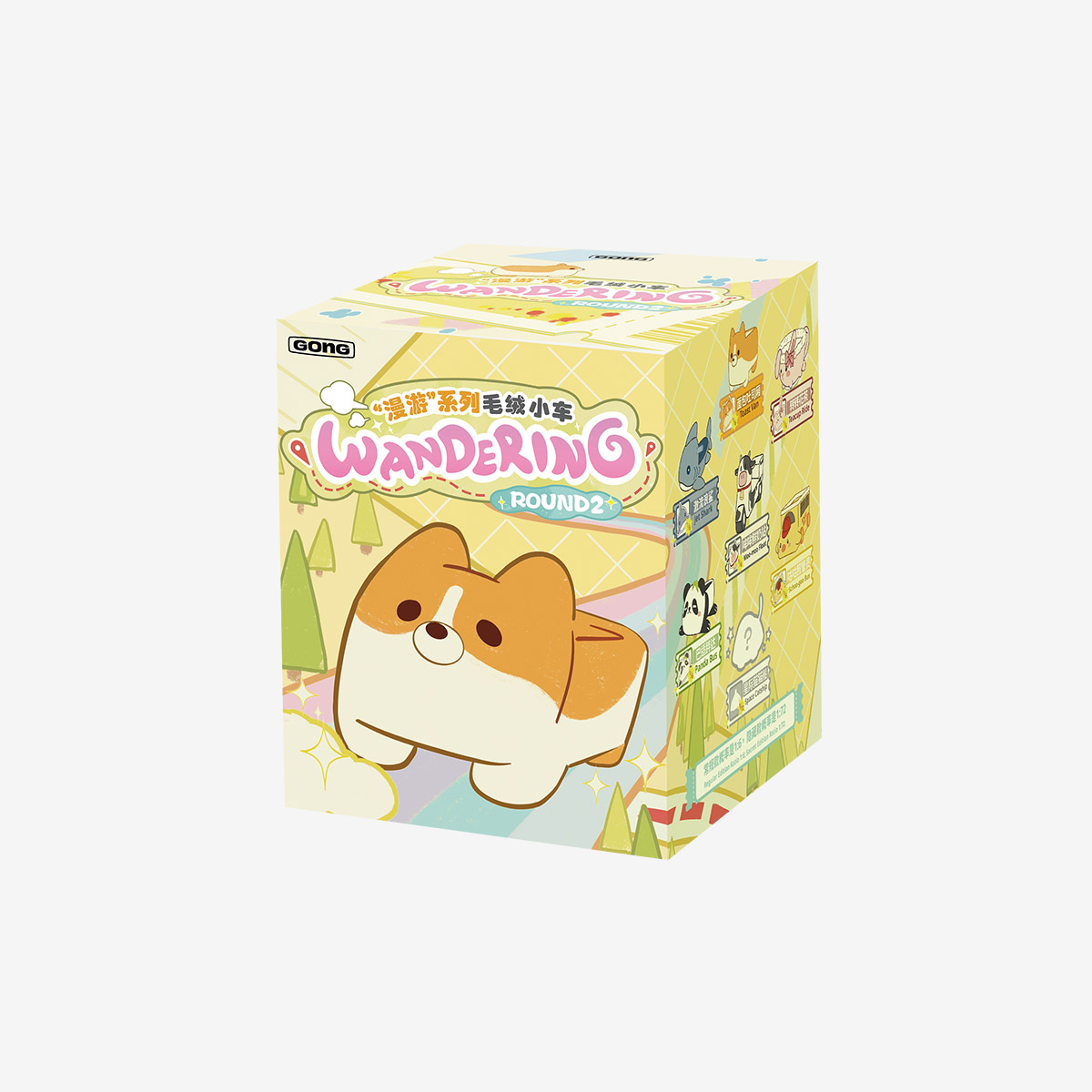 その他 Plush Toy Car Round 2 WANDERING ROUND 2 GONG Original Roaming Series Plush Toy Car Round2 - POP MART