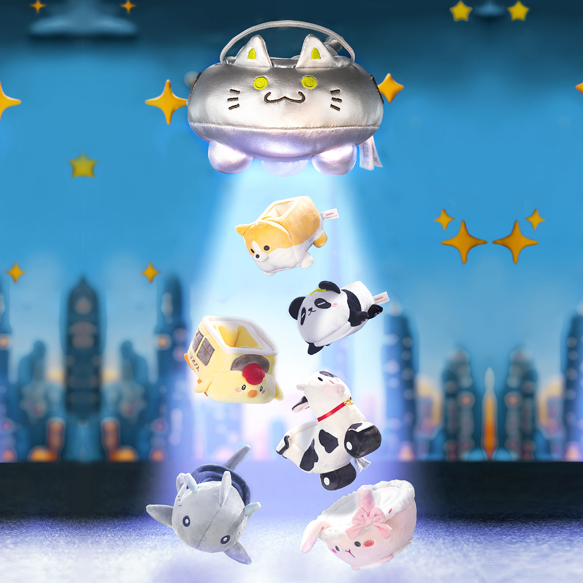 その他 Plush Toy Car Round 2 WANDERING ROUND 2 GONG Original Roaming Series Plush Toy Car Round2 - POP MART