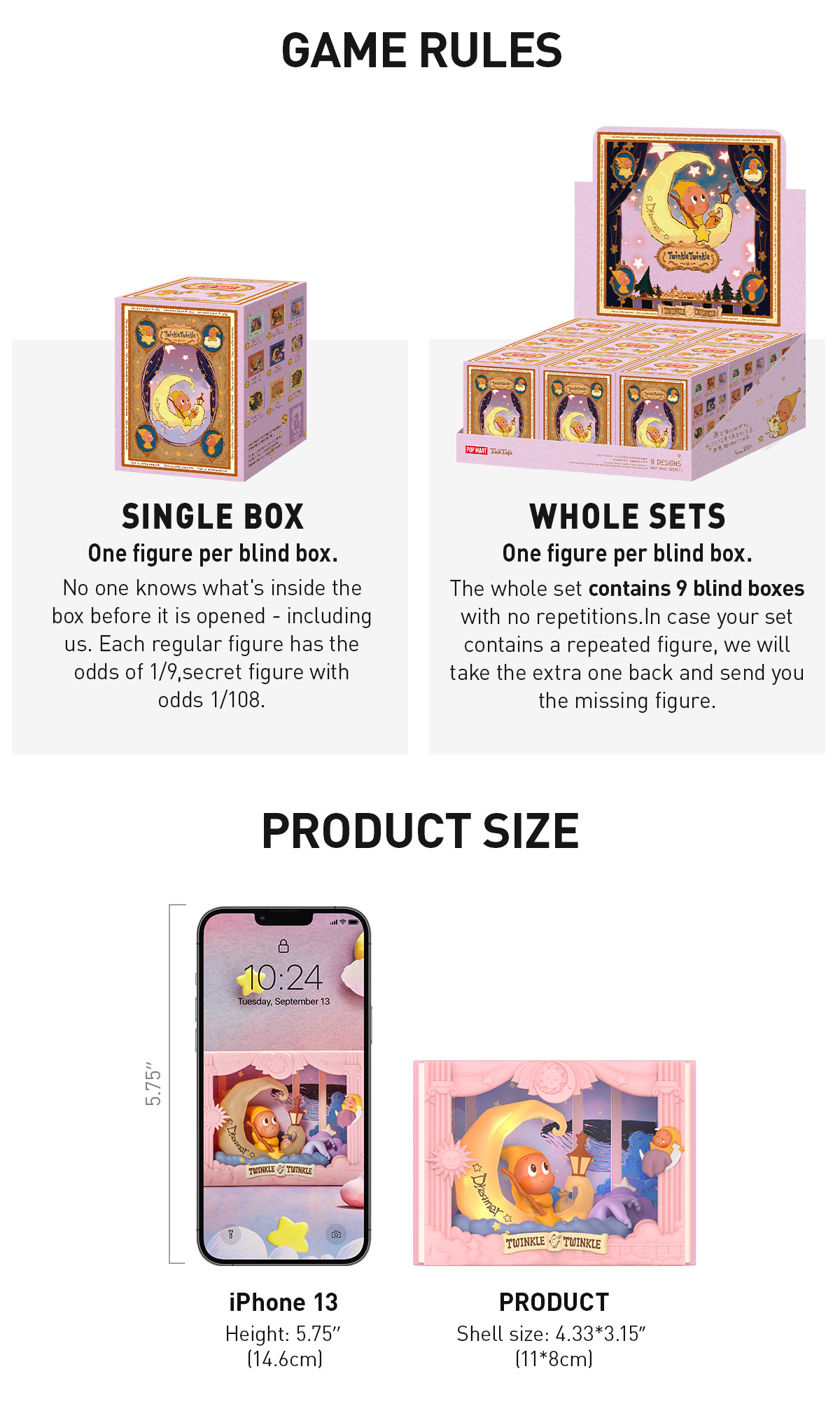 Twinkle Twinkle ボックス POP NOW:Twinkle Twinkle Light Up Series Scene Sets - POP