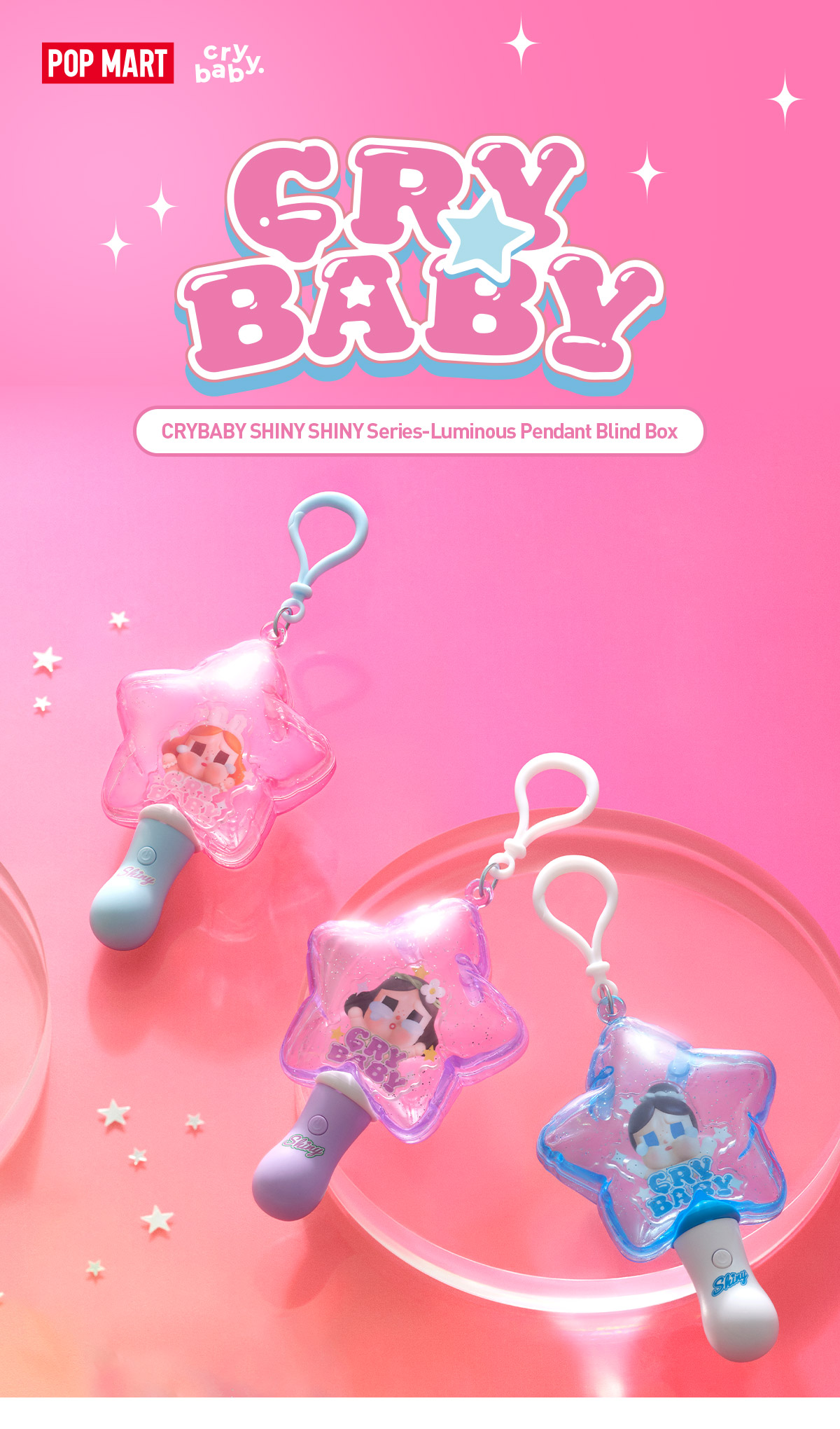 【新品未開封】POP MART CRYBABY SHINY SHINYシリーズ CRYBABY SHINY SHINY シリーズ イヤホンケース - POP MART (Japan)