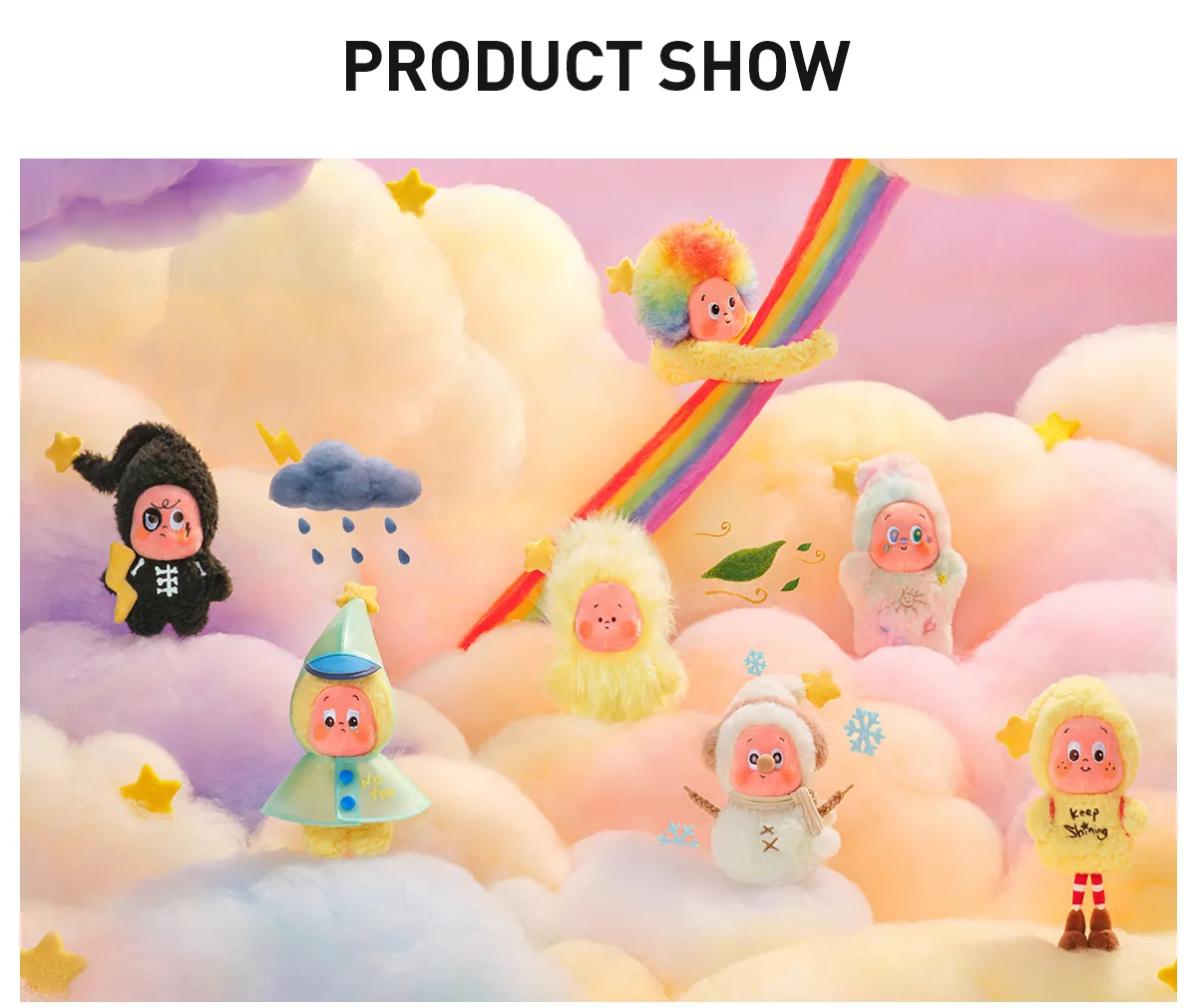 POP NOW:Twinkle Twinkle Sweet Dreams Forecast Series-Plush Pendant 