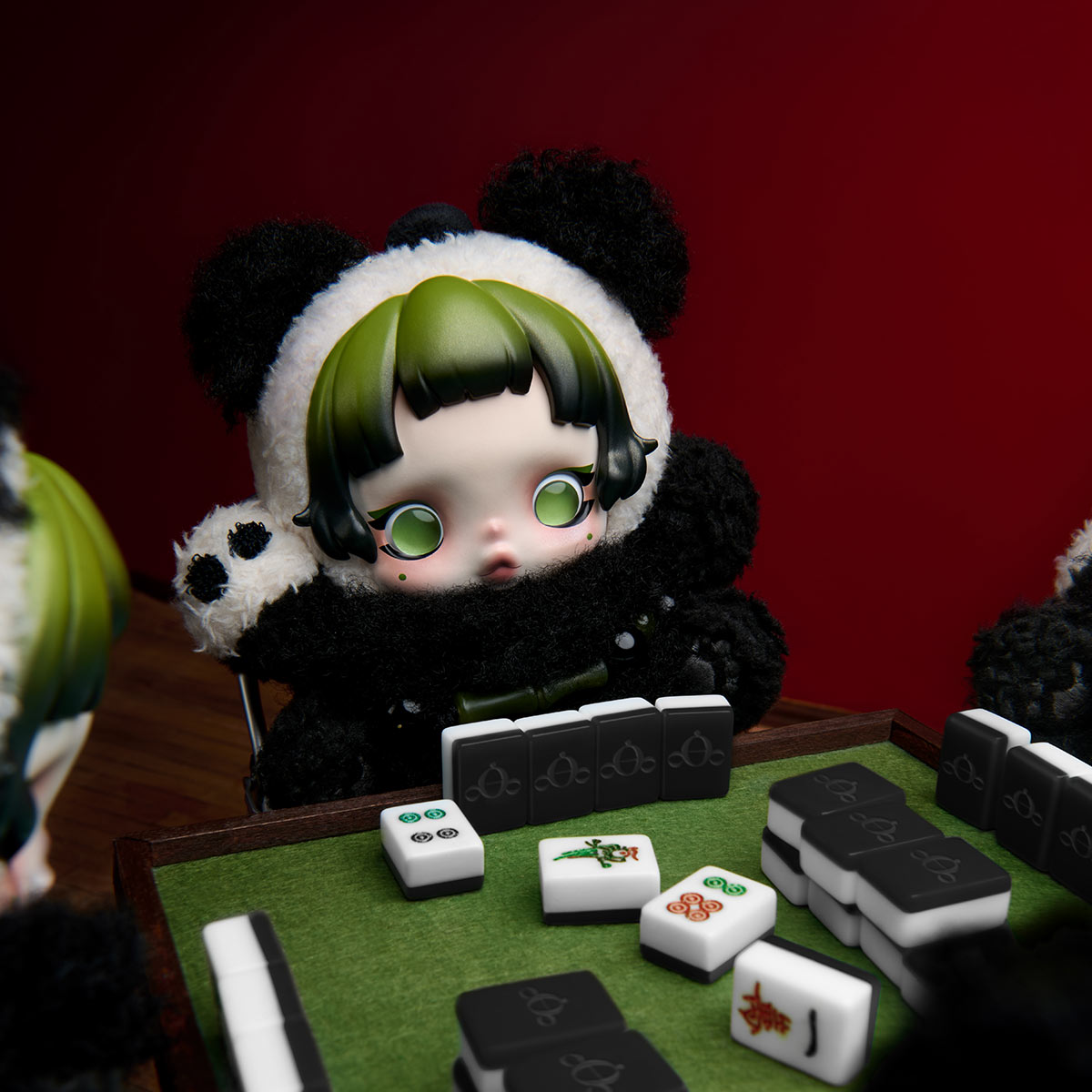 ぬいぐるみ SKULLPANDA SKULLPANDA Lazy Panda ぬいぐるみペンダント - POP MART (Japan)