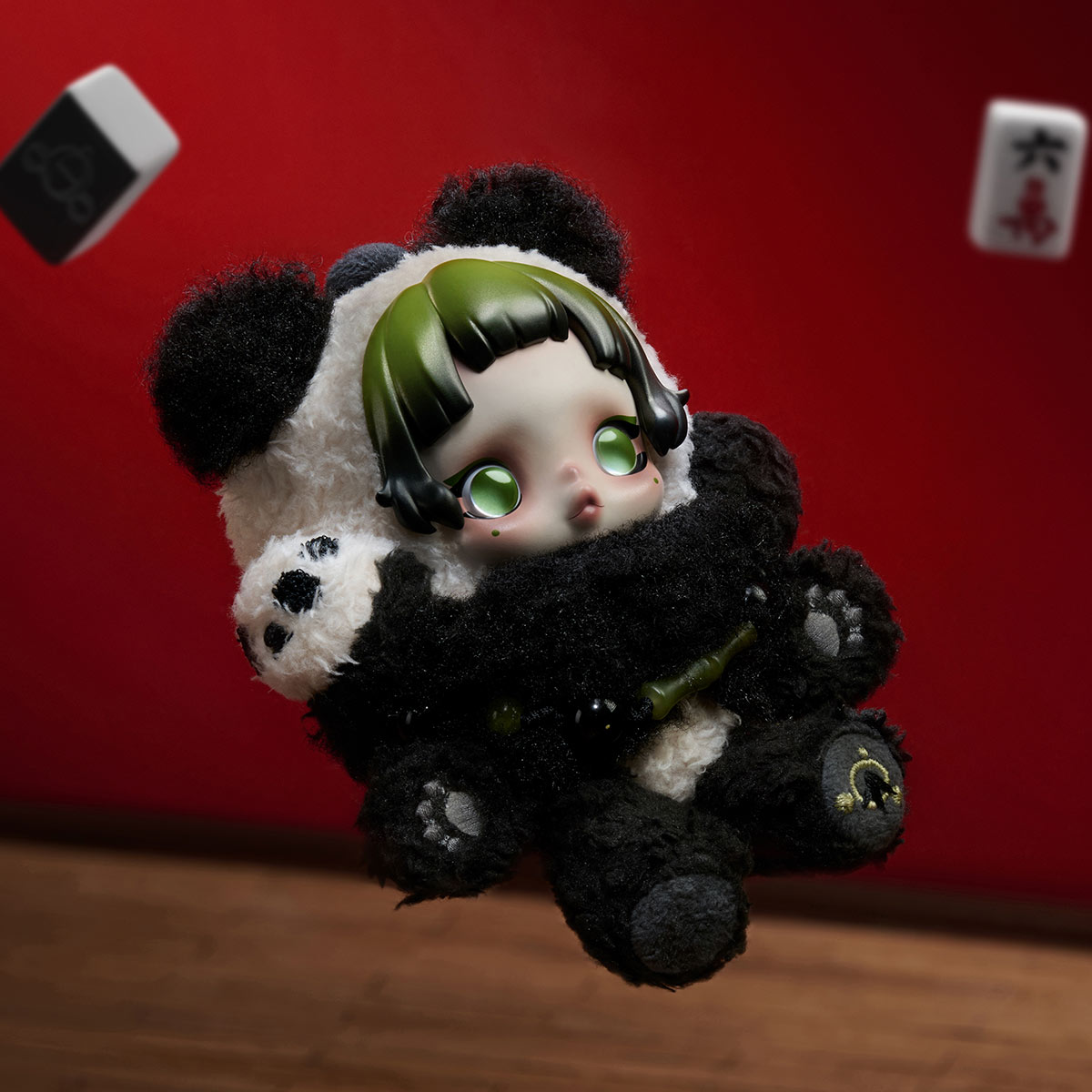 skullpanda ぬいぐるみ Popmart SKULLPANDA Winter Symphony ぬいぐるみ - メルカリ