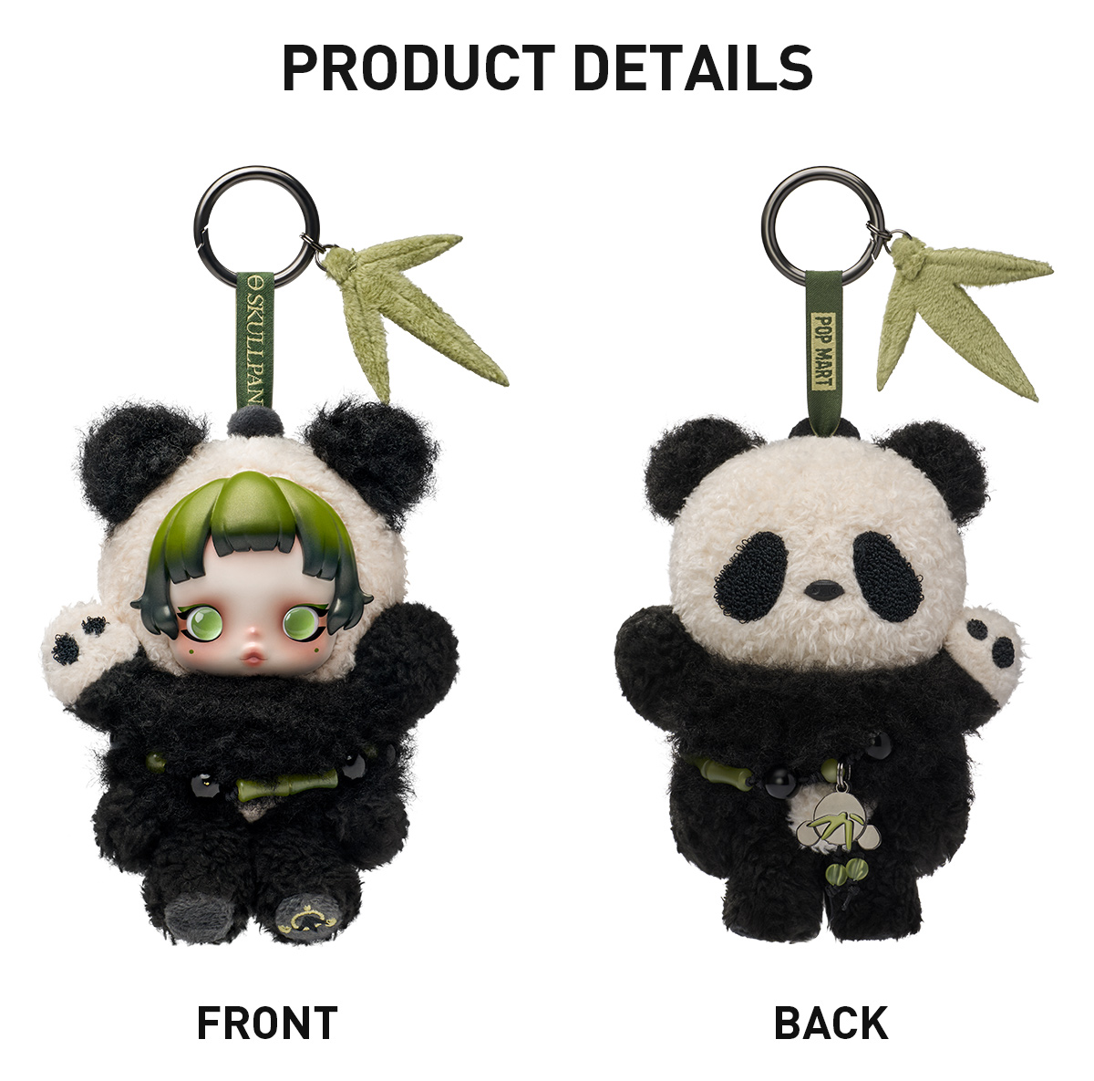 POPMART SKULLPANDA Lazy Panda ぬいぐるみペンダント SKULLPANDA Lazy Panda ぬいぐるみペンダント - POP MART (Finland)