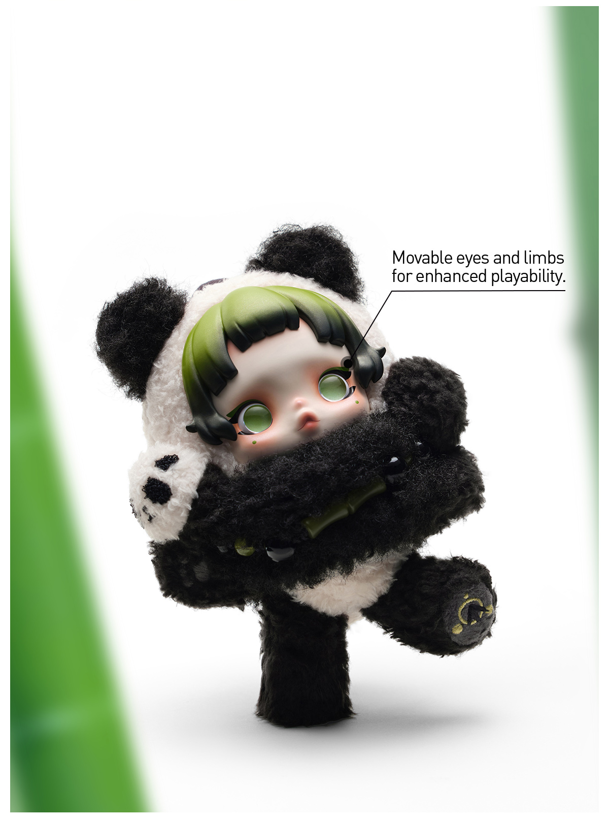 SKULLPANDA Lazy Panda Plush Doll Pendant - POP MART (United