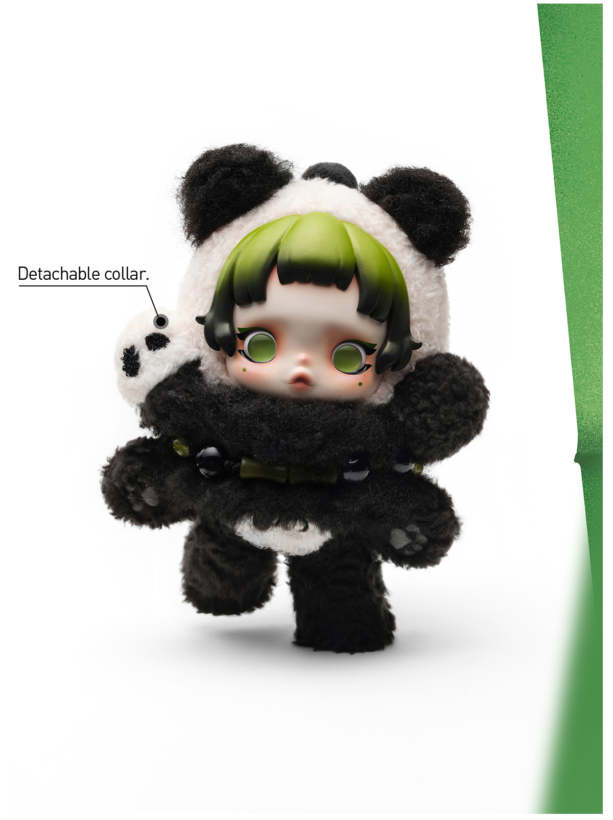 SKULLPANDA Lazy Panda Plush Doll Pendant - POP MART (United