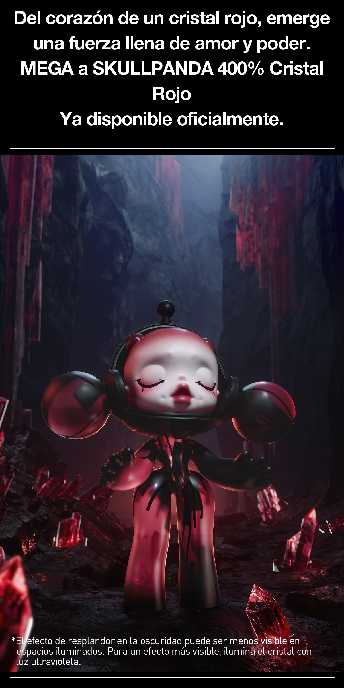 POPMART MEGA αSKULLPANDA 400%RED CRYSTAL MEGA α SKULLPANDA 400% Red Crystal - POP MART (United States)