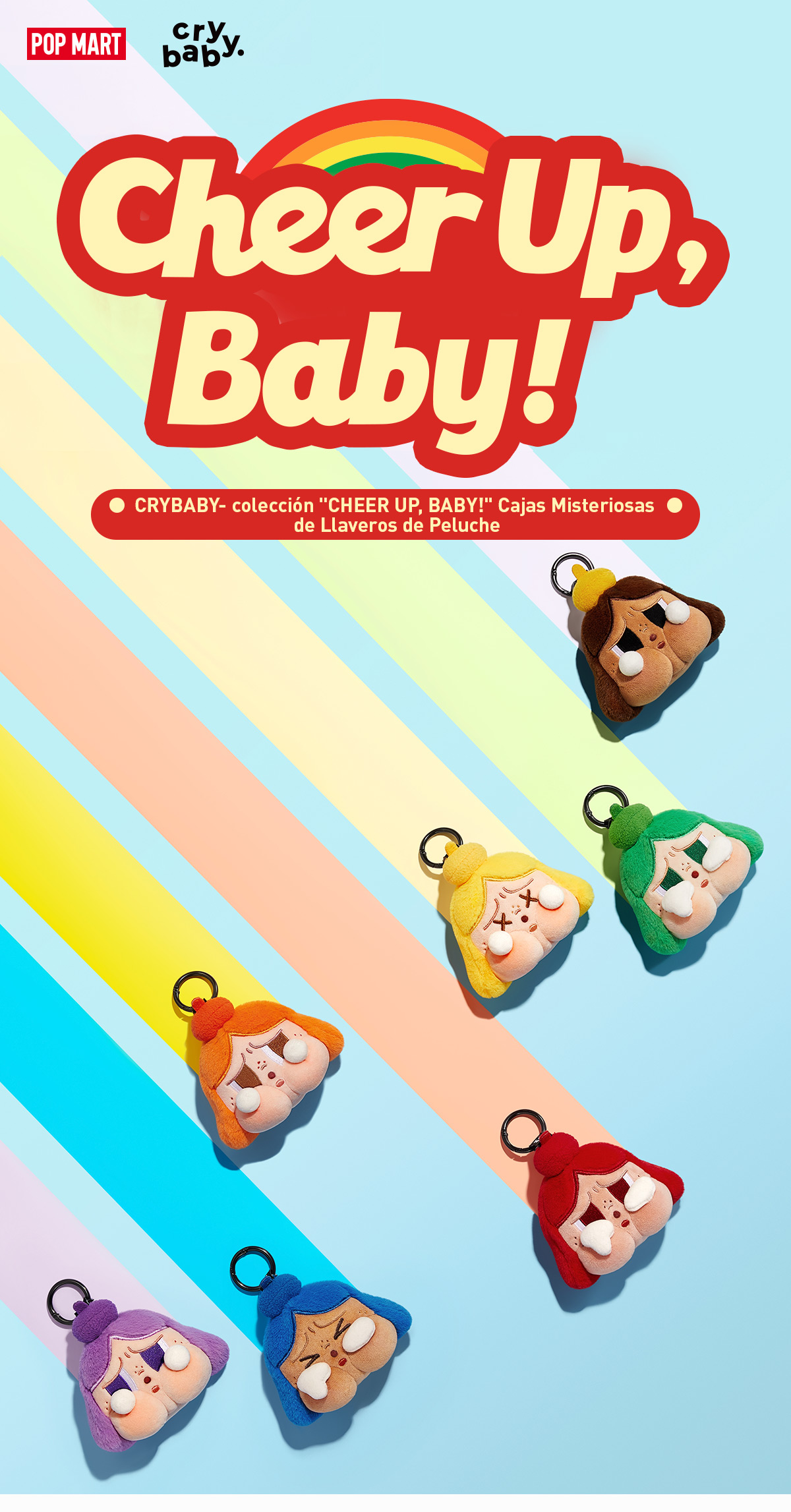 Cheer Up, Baby! Crybaby pop mart 2個 CRYBABY- colección 