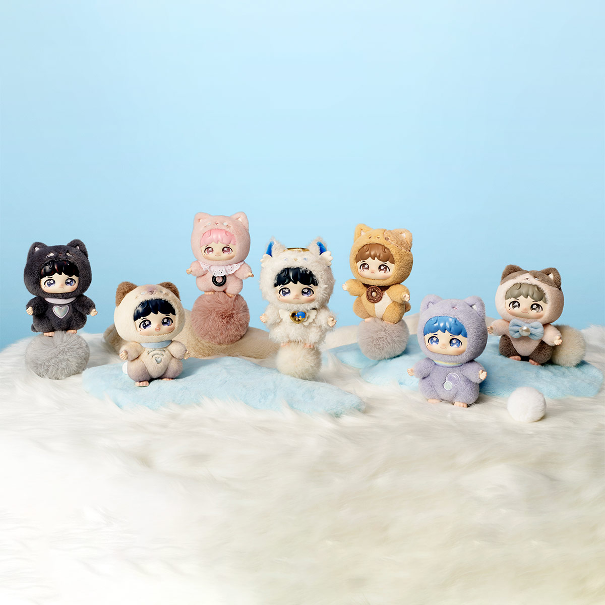 ZHOU SHEN SHENSELF Series Vinyl Plush Doll Pendant - POP