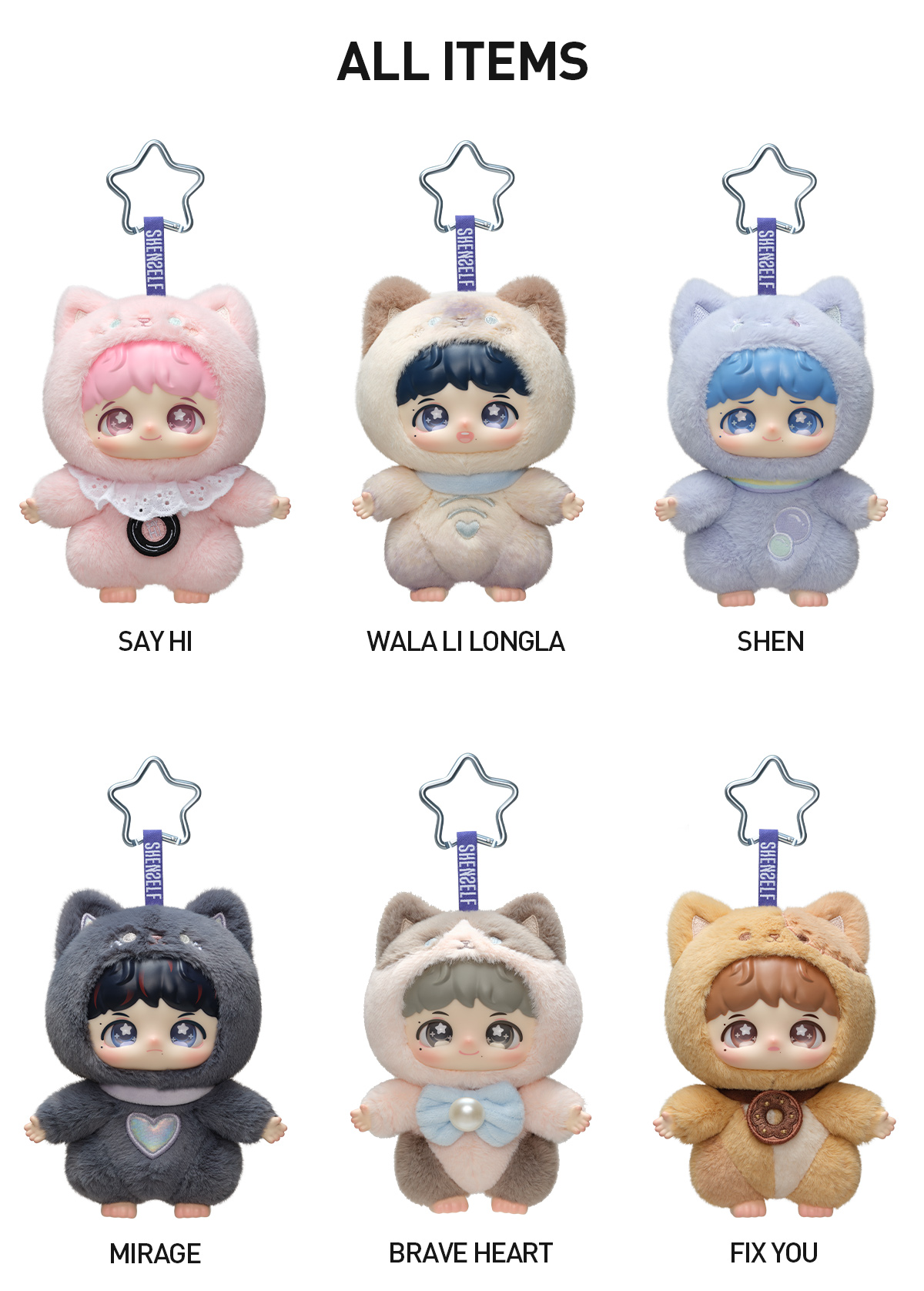 ZHOU SHEN SHENSELF Series Vinyl Plush Doll Pendant - POP MART