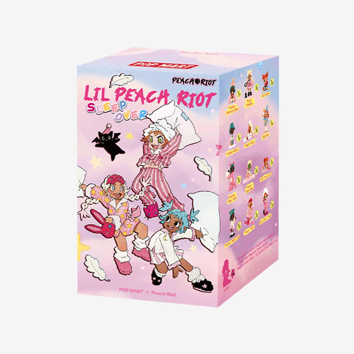 【内袋未開封】Lil Peach Riot SLEEPOVER 3点セット Lil Peach Riot Sleepover Series Figures - POP MART (United