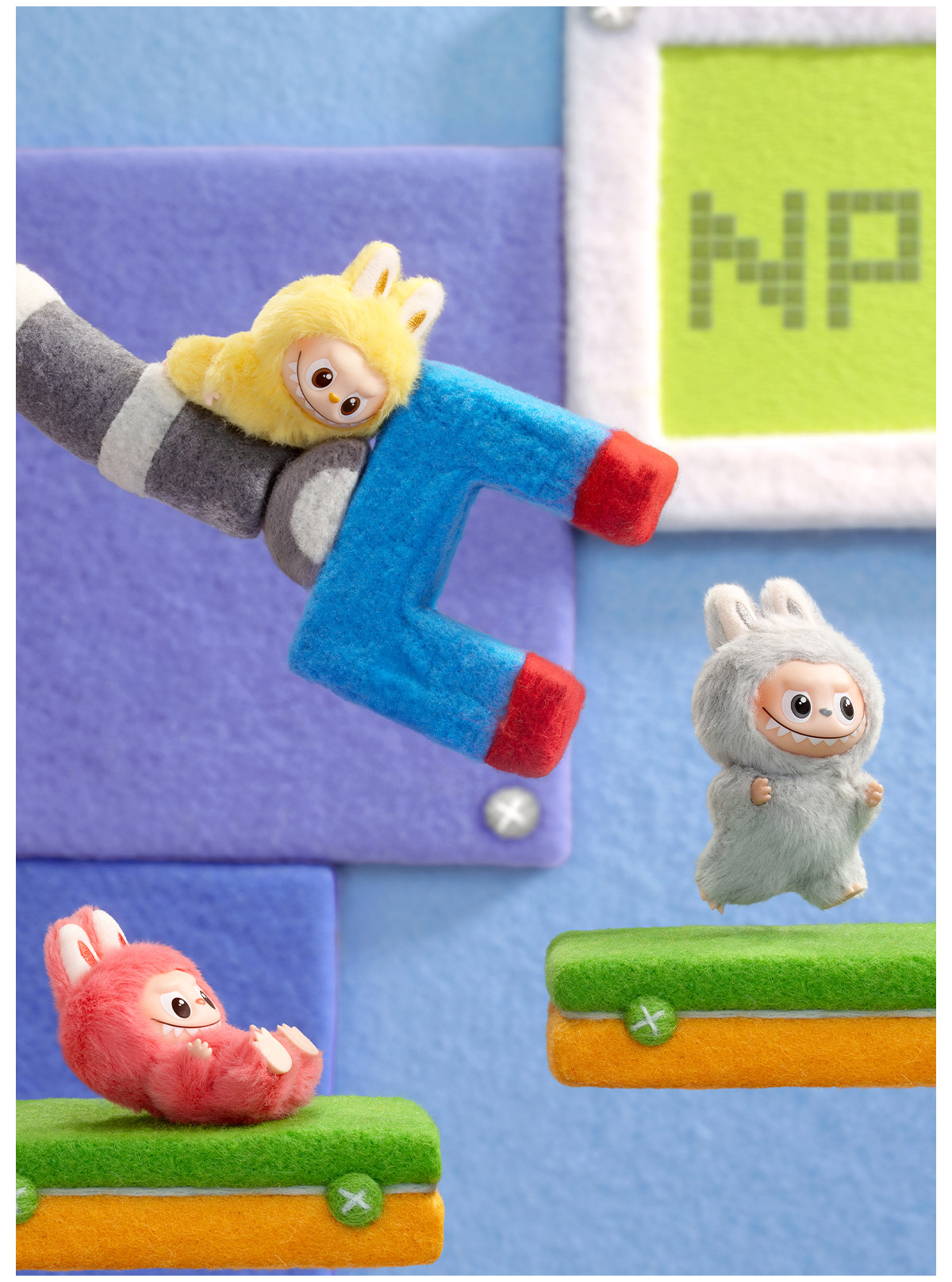 【本物】POP MART THE MONSTERS ラブブ　LOVE POP NOW:THE MONSTERS Pin for Love Series-Vinyl Plush Pendant