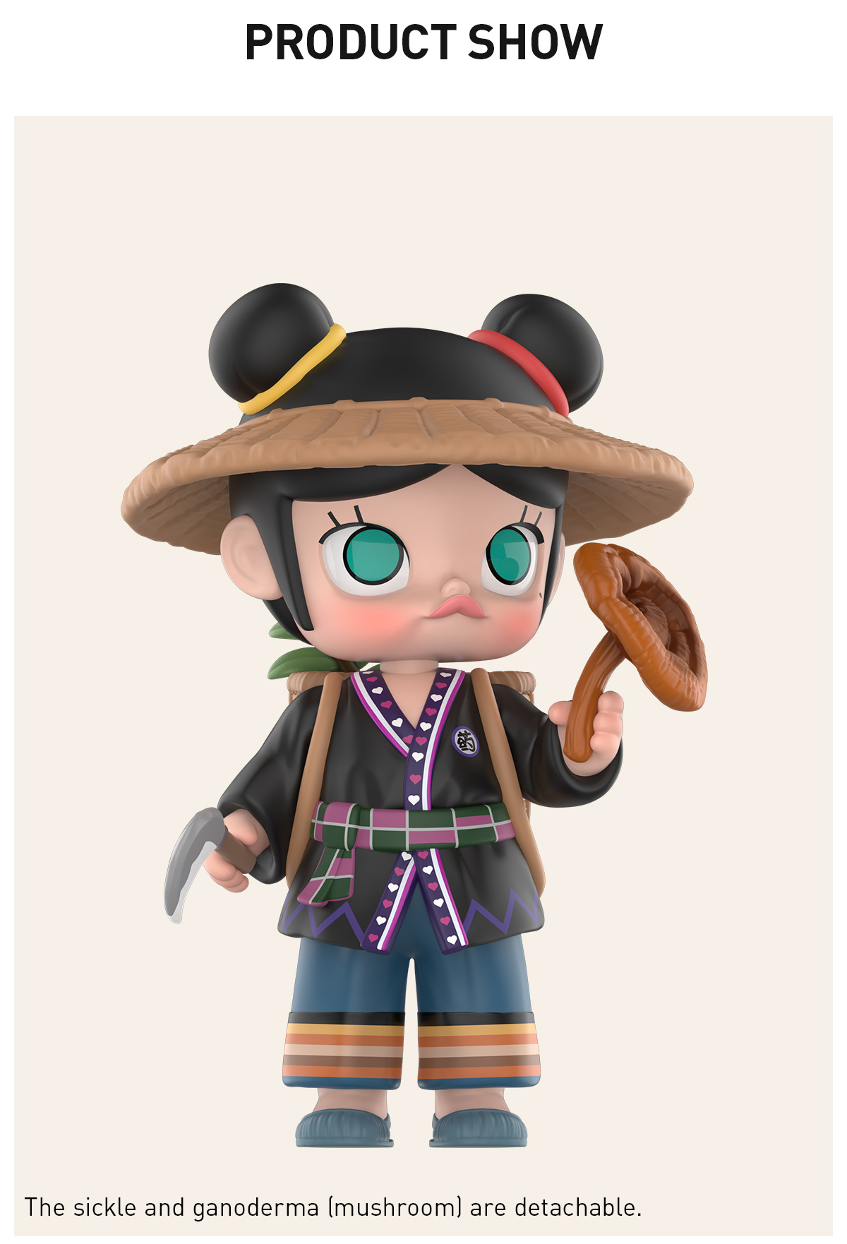 MOLLY Chinese Herbal-Ling Zhi Figure - POP MART (United States)