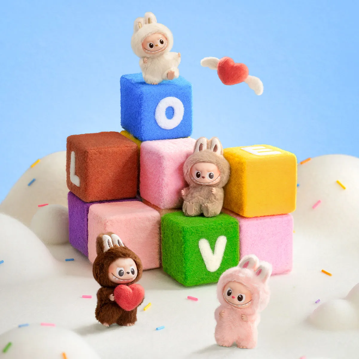 POP MART PIN FOR LOVE MONSTERS 全12種 THE MONSTER PIN FOR LOVE SERIES - Vinyl Plush Pendant blind
