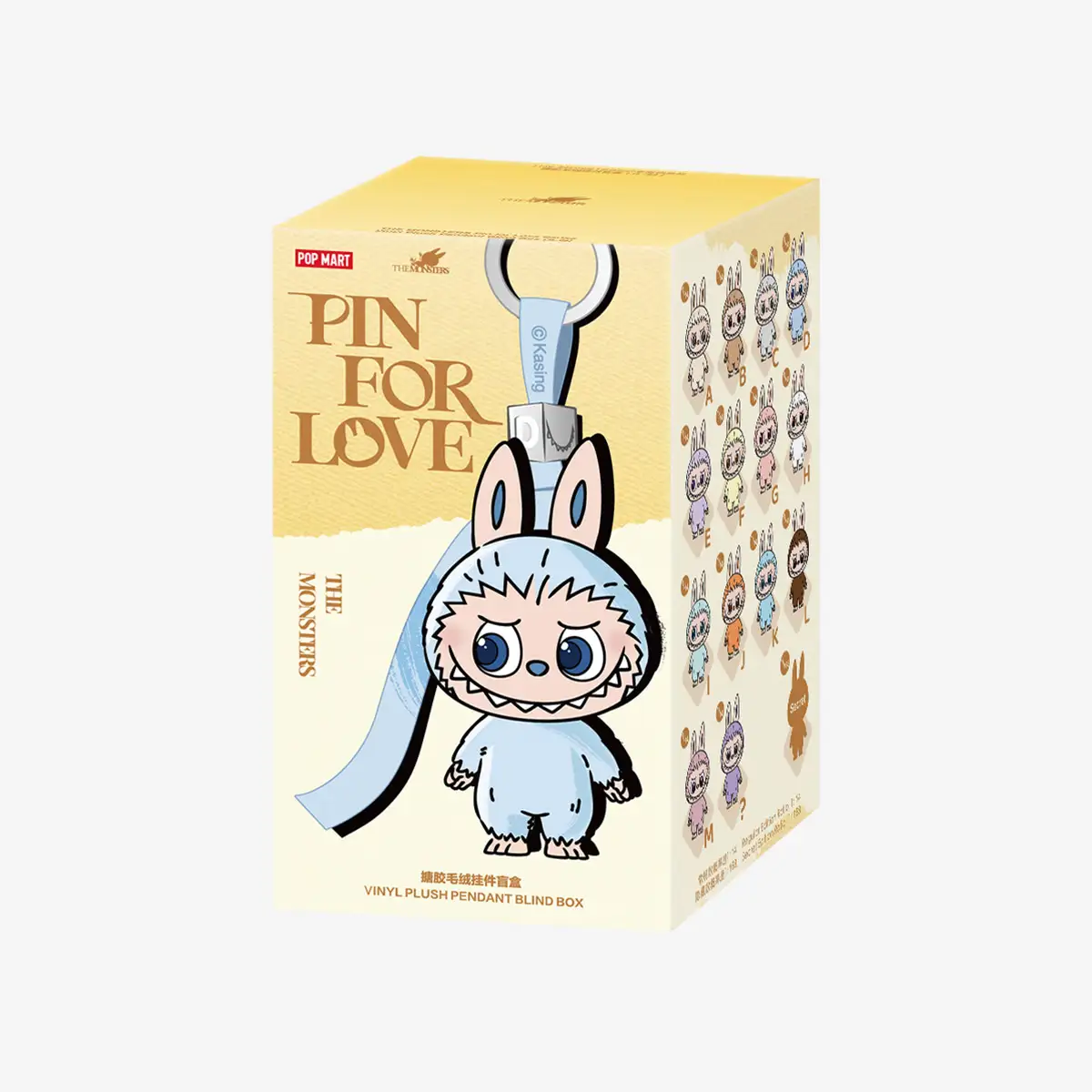 THE MONSTERS Pin for Love Series-Vinyl Plush Pendant Blind Box