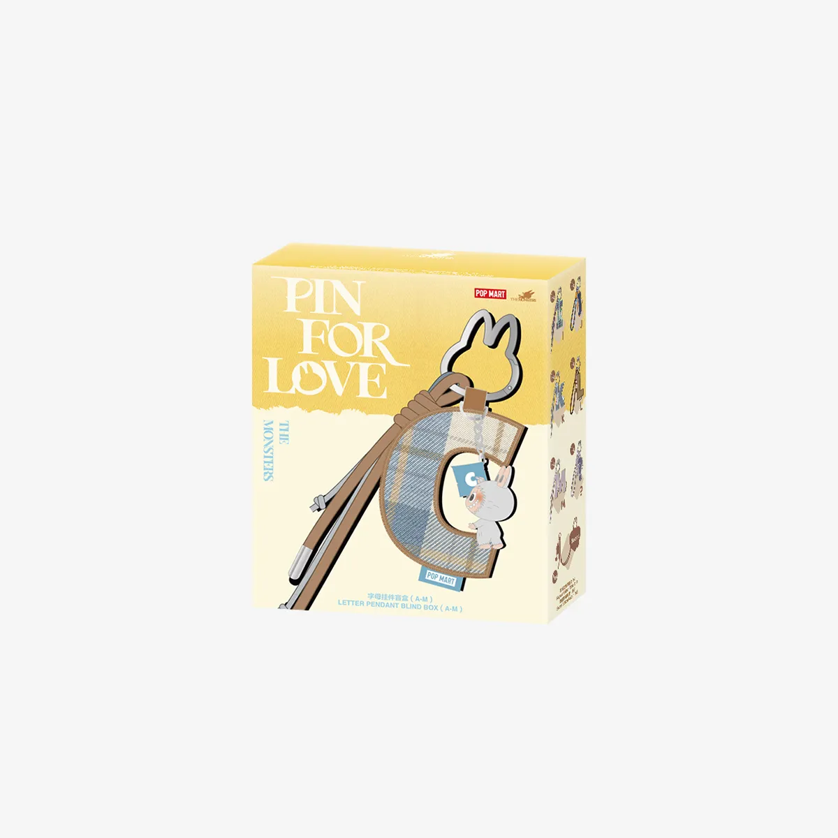ラブブ Pin for Love Letter Pendant Box(AーM) THE MONSTERS Pin for Love Series- Letter Pendant Blind Box