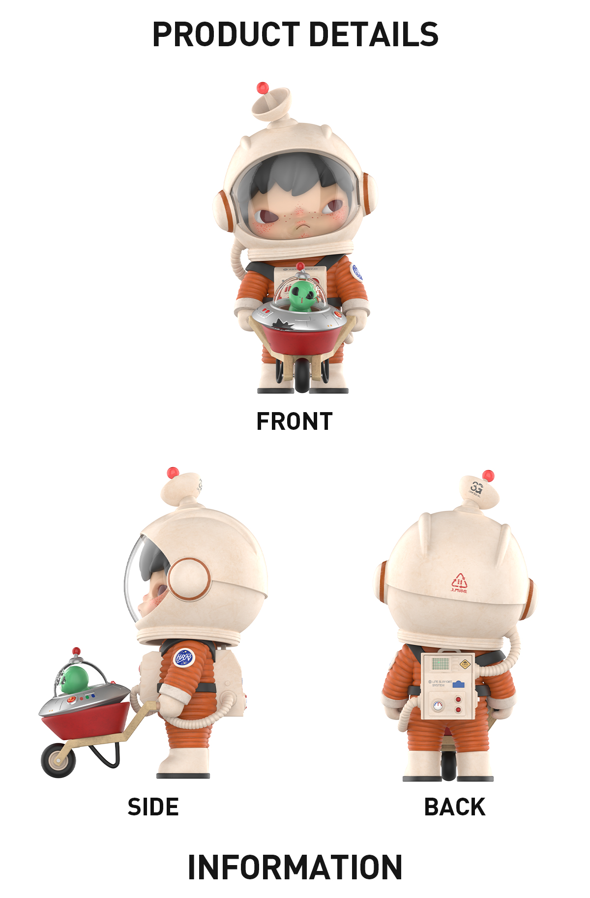 Hirono Search for Aliens Figurine - POP MART (United States)