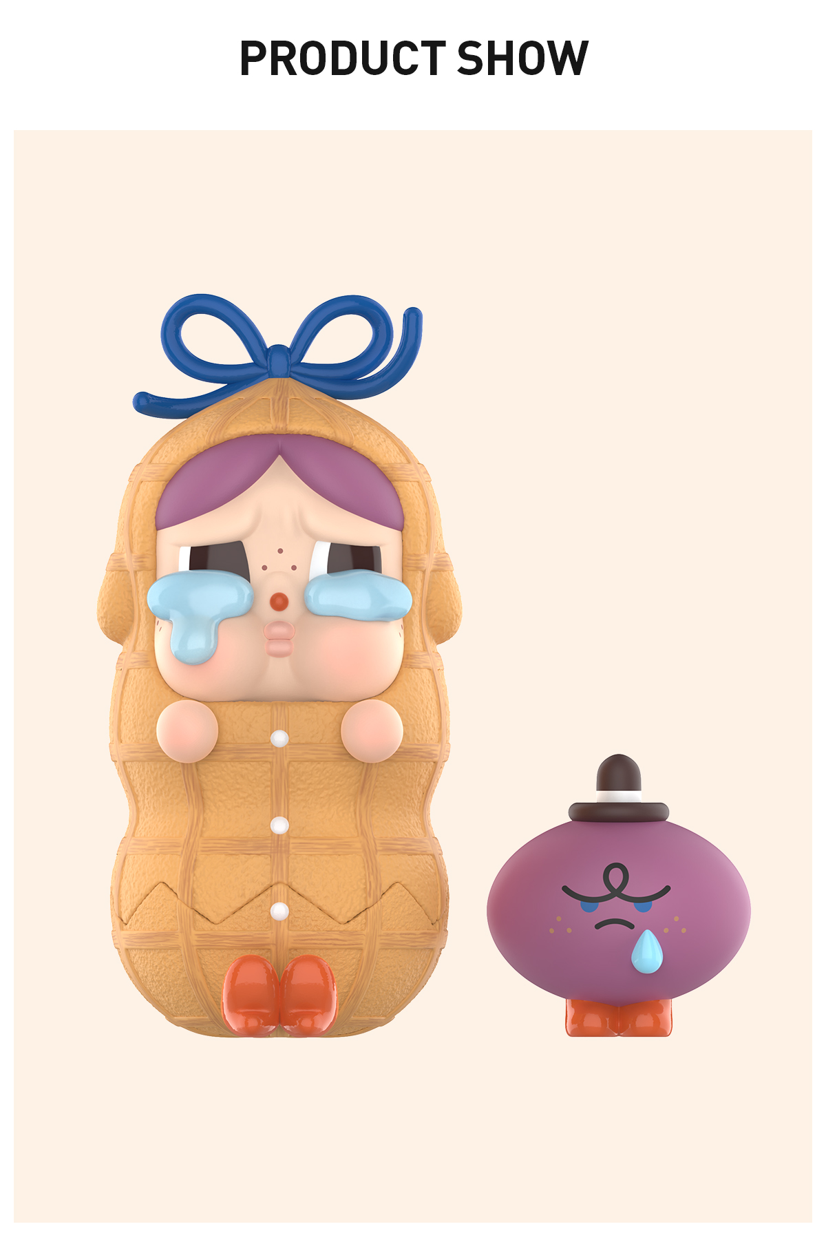 popmart CRYBABY THE CRACKED PEANUT ブリスター CRYBABY THE CRACKED PEANUT FIGURE - POP MART (United States)