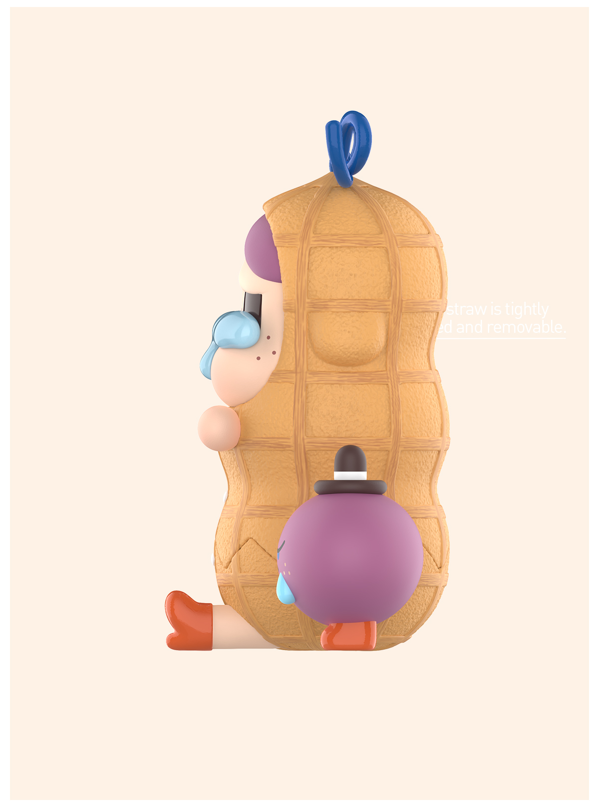 POP MART Crybaby cracked peanut 限定商品 CRYBABY THE CRACKED PEANUT FIGURE - POP MART (United States)
