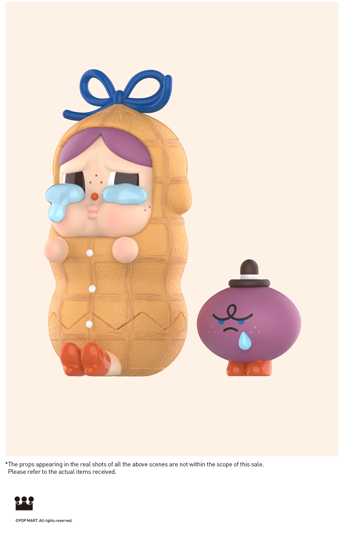 POP MART Crybaby cracked peanut 限定商品 CRYBABY THE CRACKED PEANUT FIGURE - POP MART (United States)