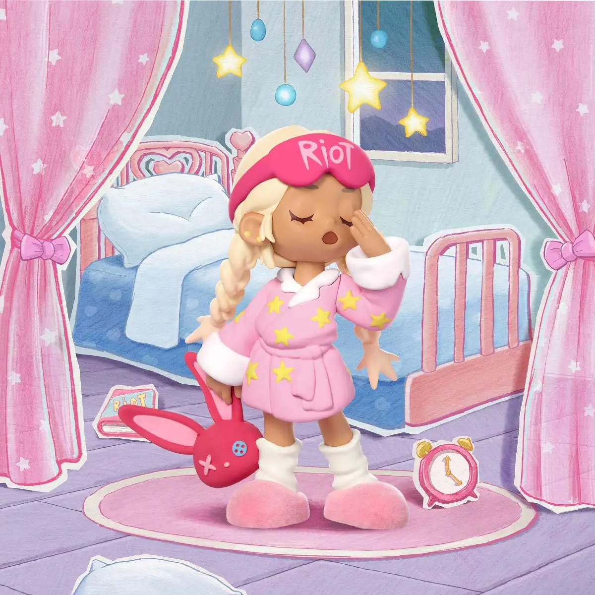Lil Peach Riot – Serie “Pijamada Rebelde” Figuras Coleccionables