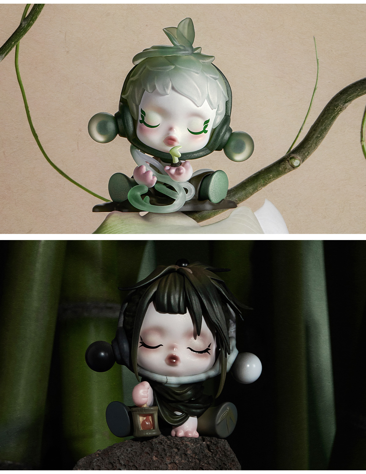 SKULLPANDA The Ink Plum Blossom Series Figures - POP MART