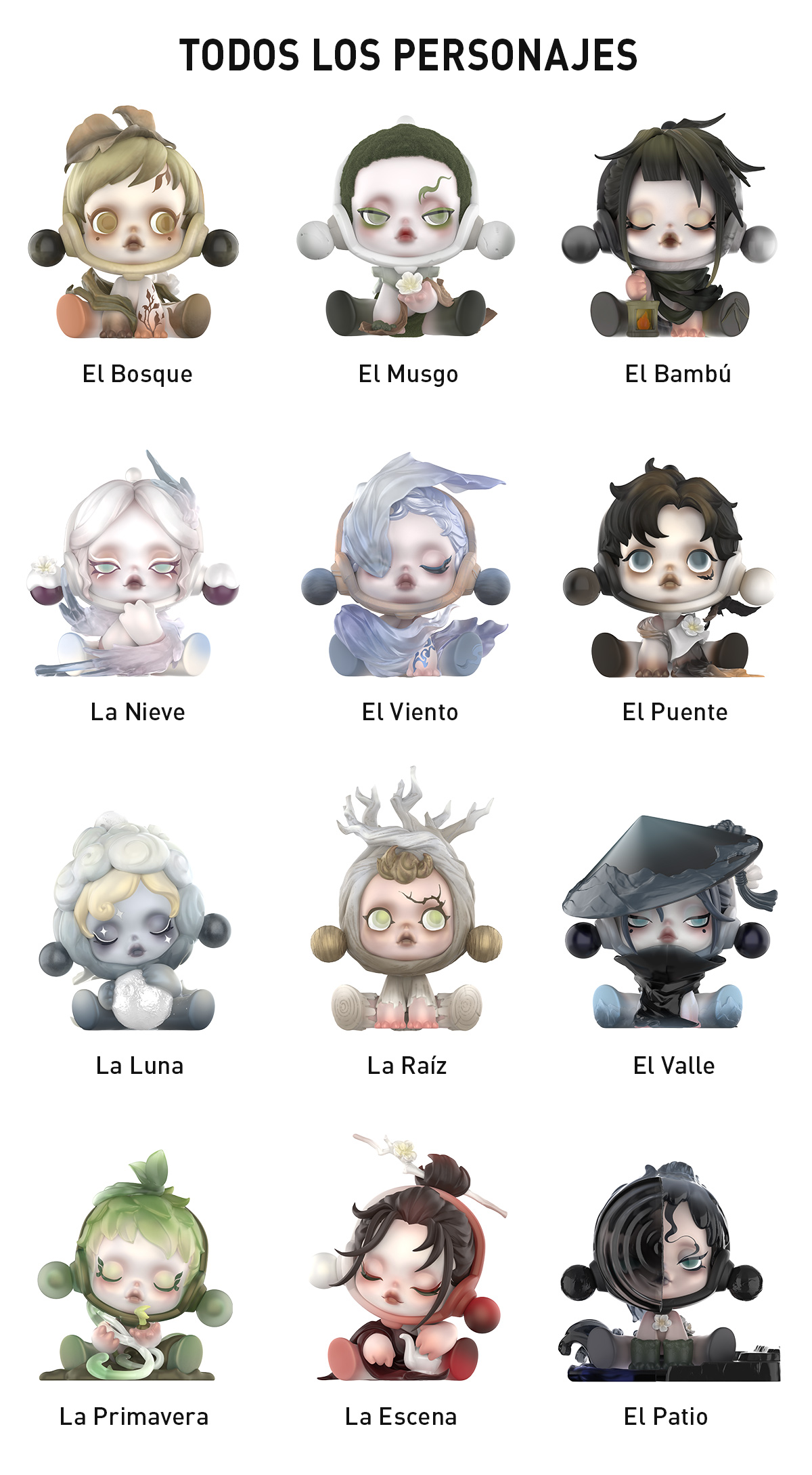 SKULLPANDA The Ink Plum Blossom Series Figures - POP MART