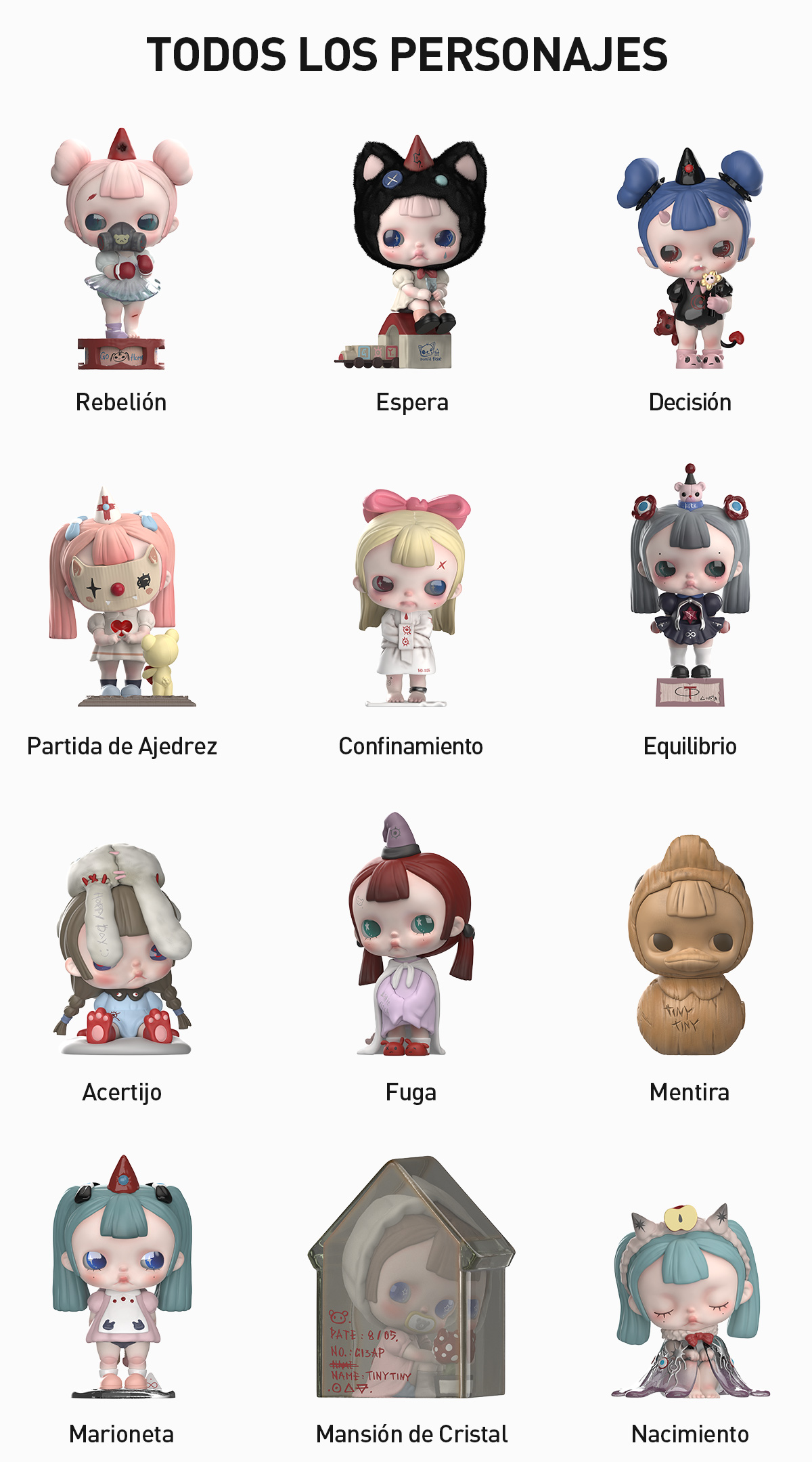 POP NOW:TINYTINY-PROLOGUE SERIES FIGURES - POP MART (Mexico)