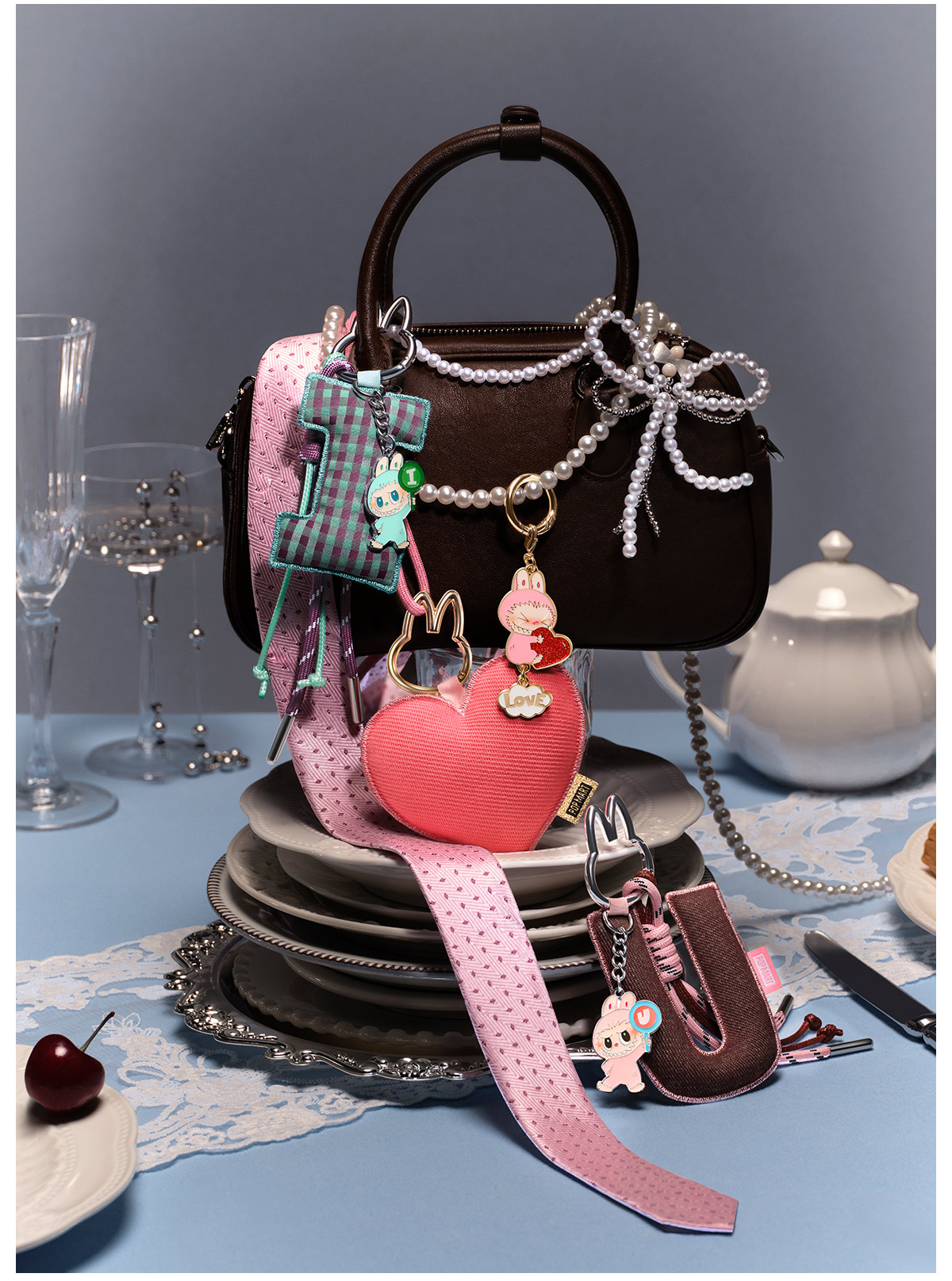 THE MONSTERS Pin for Love Series- Letter Pendant Blind Box