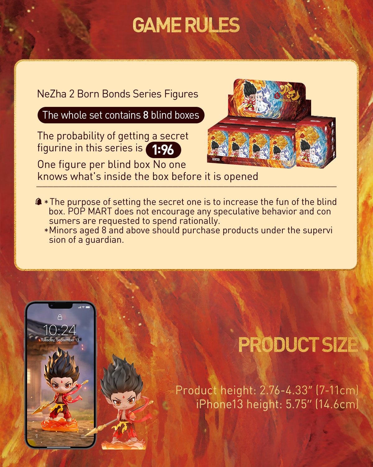 POP NOW:NeZha 2 Born Bonds Series Figures - POP MART (United States)