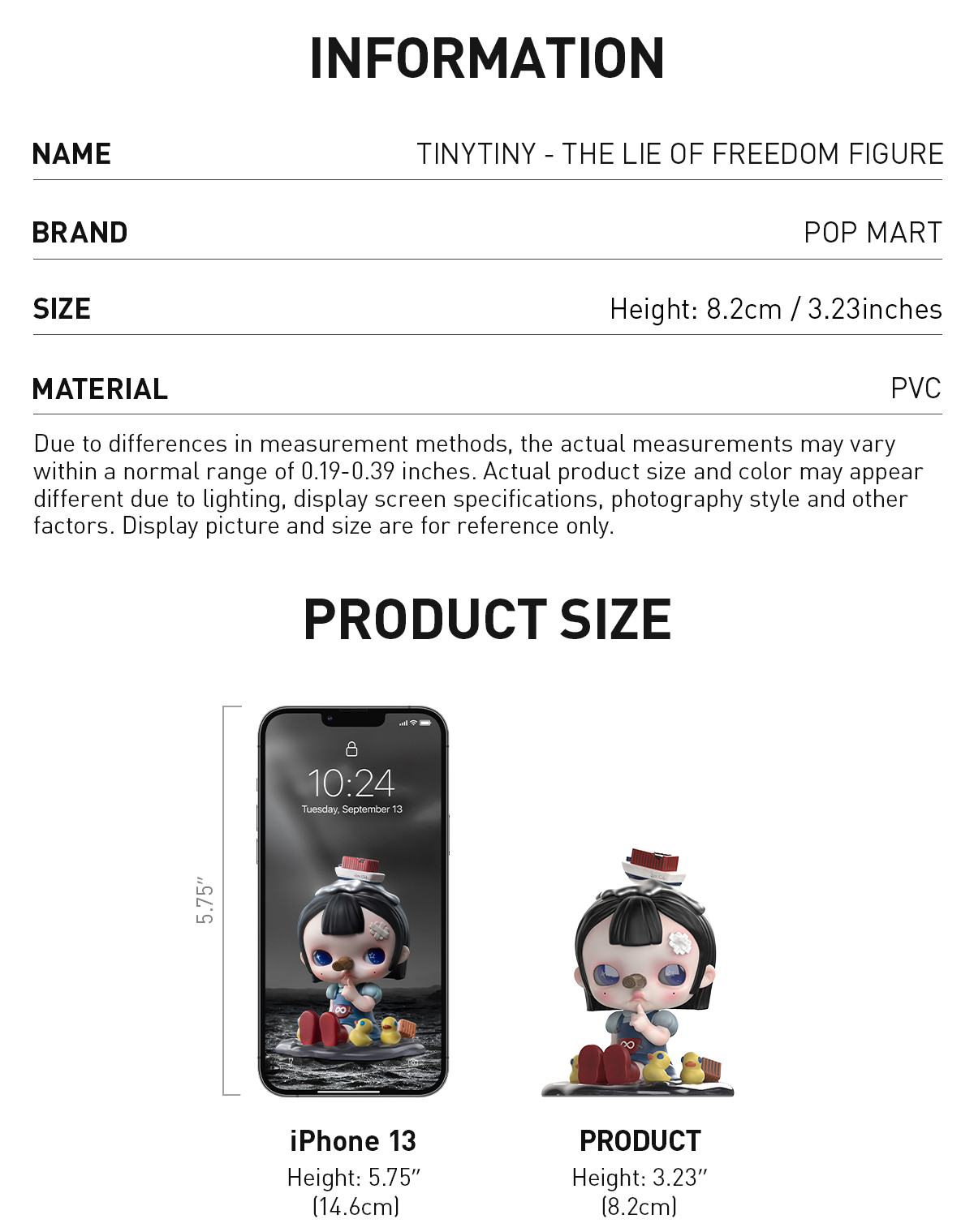 その他 POP MART TINY TINY THE LIE OF FREEDOM TINYTINY THE LIE OF FREEDOM FIGURE - POP MART (United States)