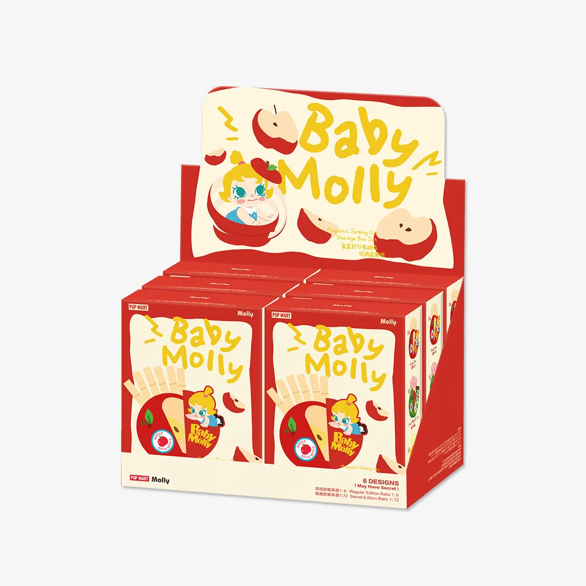 Baby Molly Fruity Aroma Series-Magnetic Sealing Clip Storage Box
