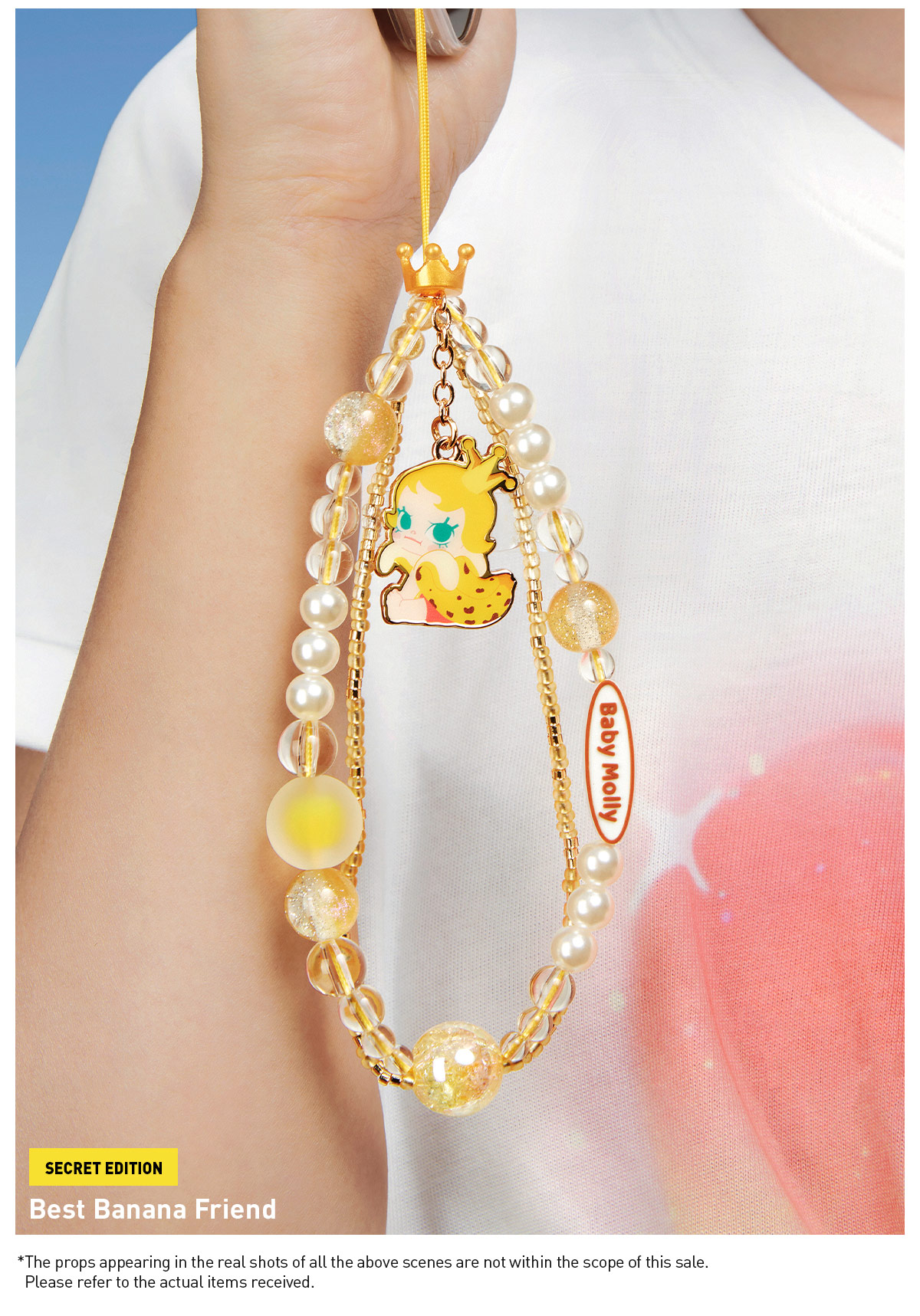 キーホルダー・アクリルキーホルダー popmart MOLLY phonecharm blindbox secret MOLLY Daily Look Series-Phone Charm Blind Box - POP MART