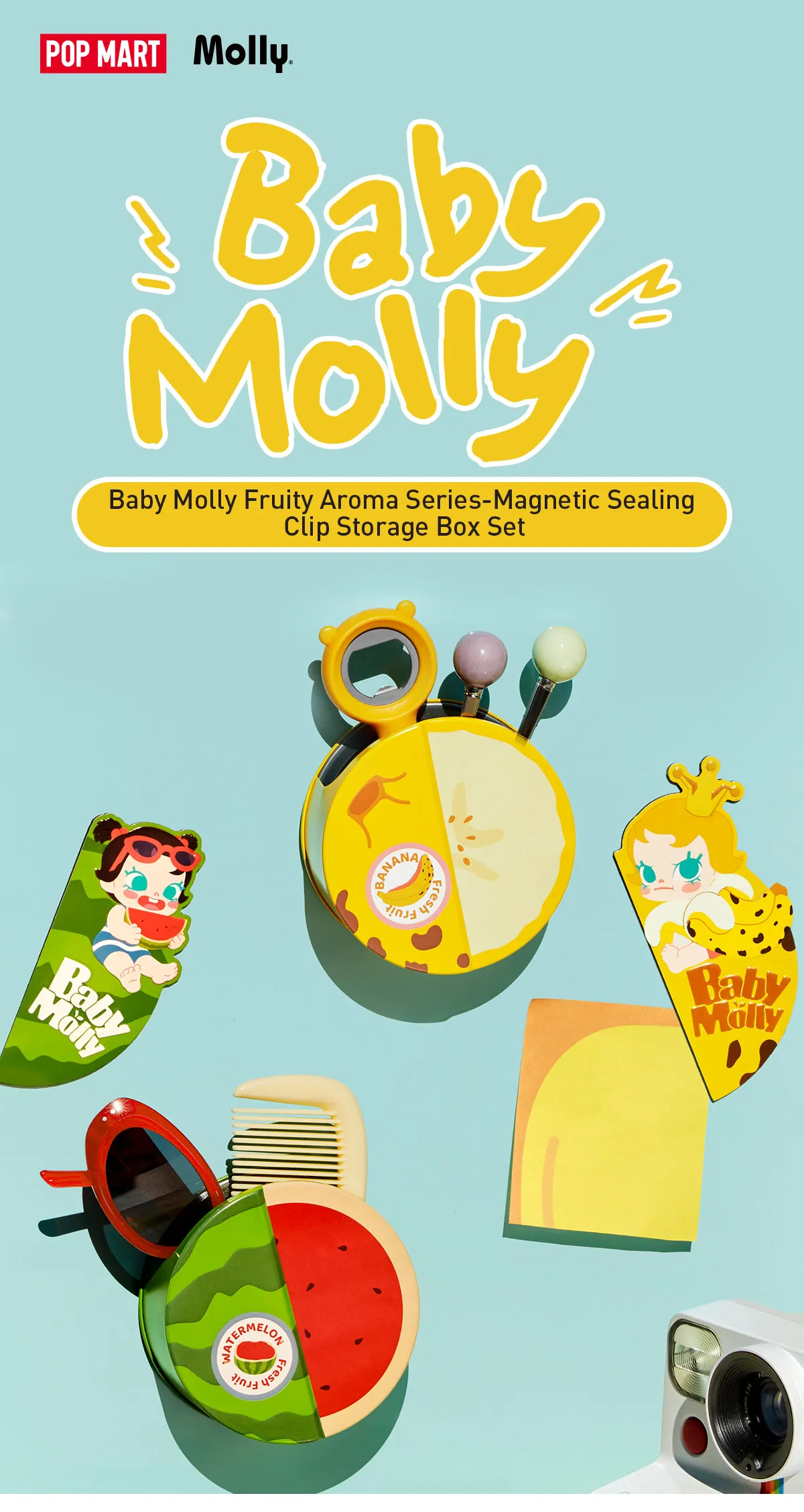POP NOW:Baby Molly Fruity Aroma Series-Magnetic Sealing Clip