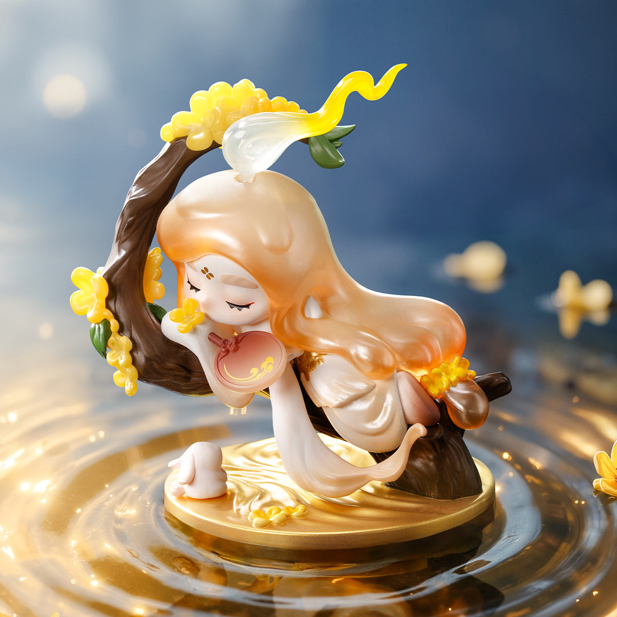 POPMART CHAKA MOON GAZING 月見フィギュア CHAKA Moon Gazing Figure - POP MART (United States)