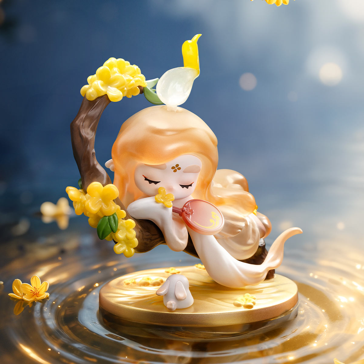 POPMART CHAKA MOON GAZING 月見フィギュア CHAKA Moon Gazing Figure - POP MART (United States)