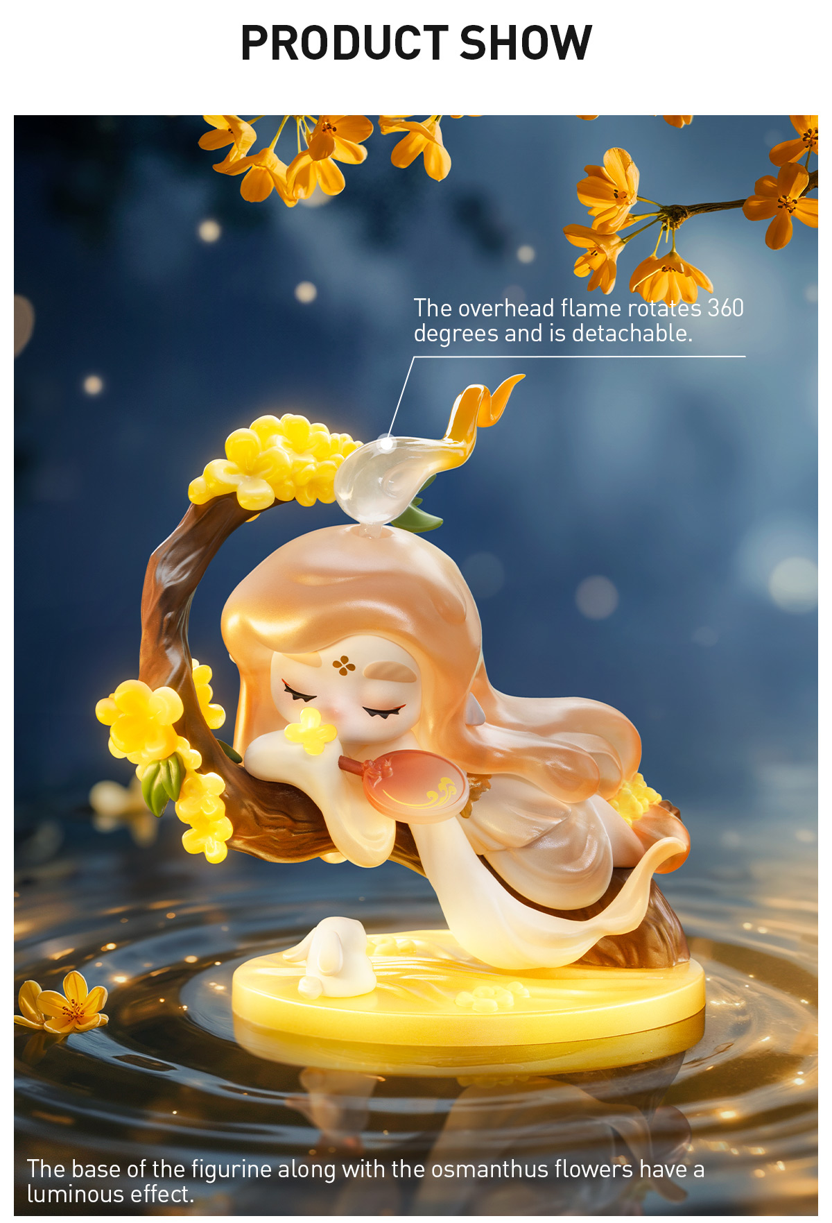 POPMART CHAKA MOON GAZING 月見フィギュア CHAKA Moon Gazing Figure - POP MART (United States)