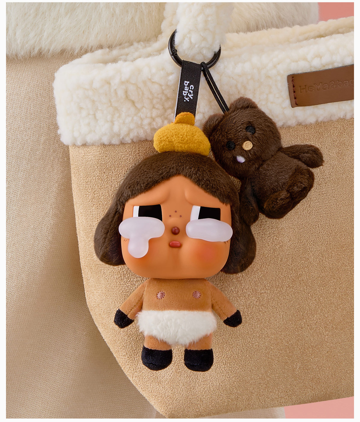 ぬいぐるみ POP MART CRYING AGAIN BABY GOODWIN POP NOW:CRYBABY Crying Again Series-Vinyl Face Plush Blind
