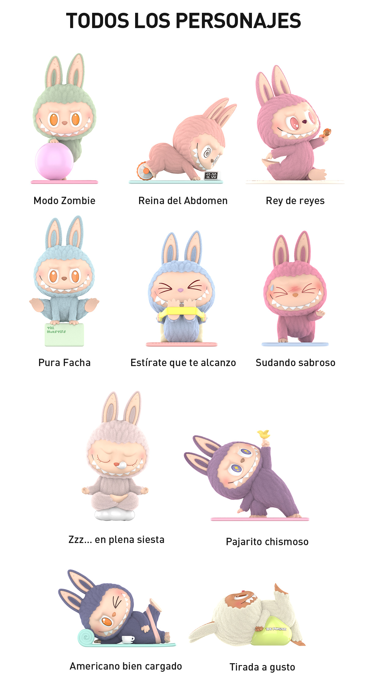 POPMART THE MONSTERS Lazy Yoga シリーズ アソート POP NOW:THE MONSTERS Lazy Yoga Series Figures - POP MART