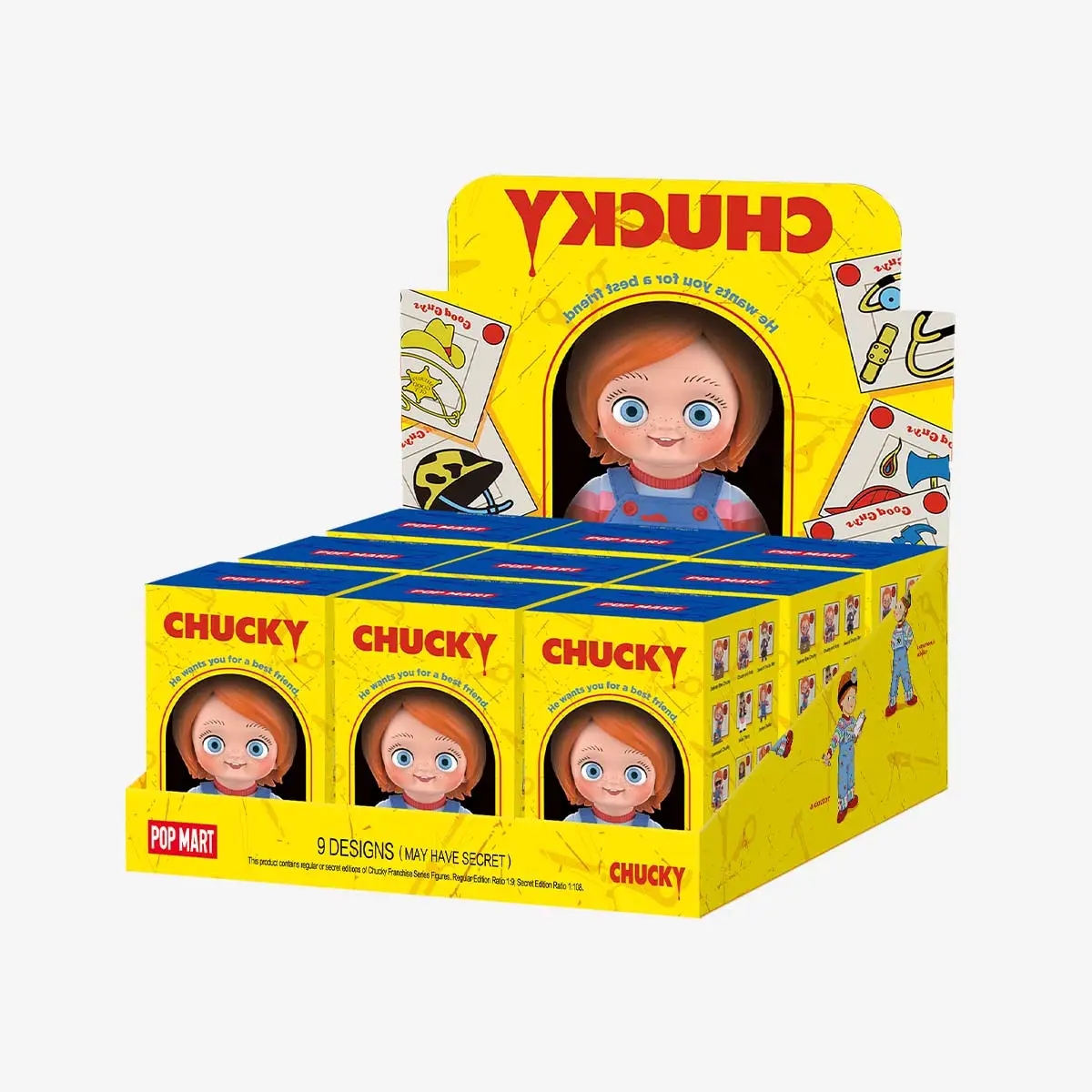 Chucky Franchise Series Figures - POP MART (Mexico)