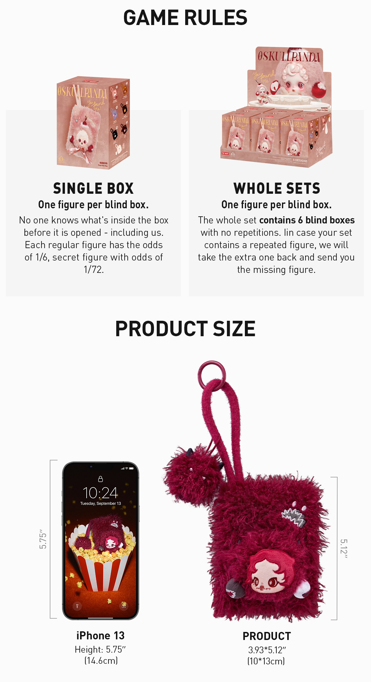 SKULLPANDA You Found Me！Series Plush Mini Bag - POP MART (United